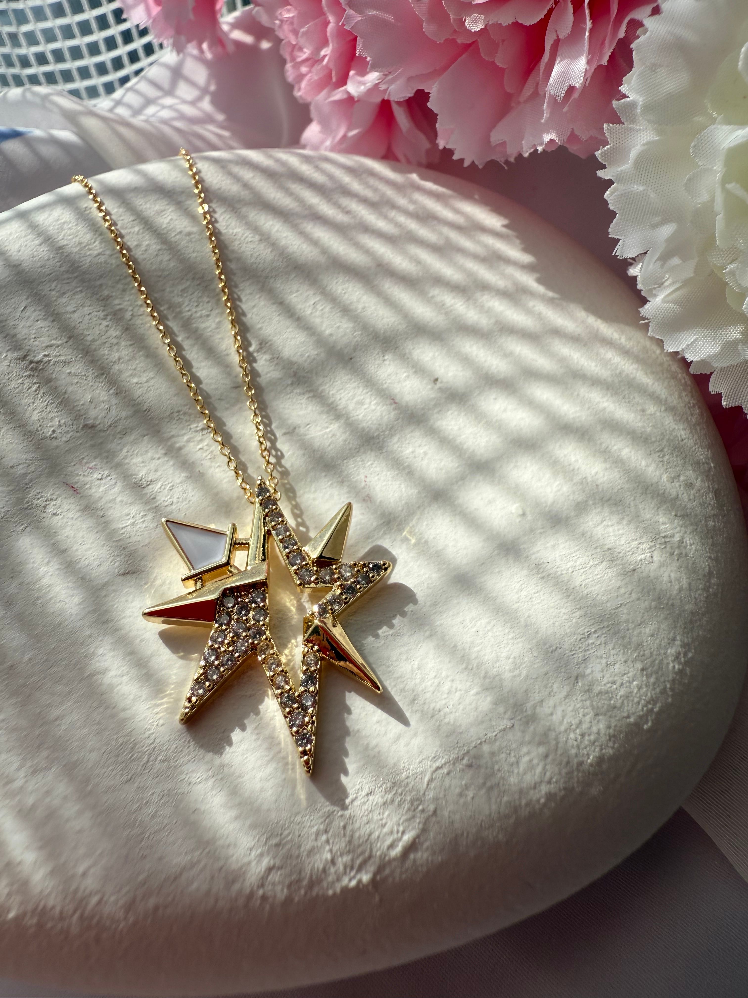 CROPPED STAR KOLYE