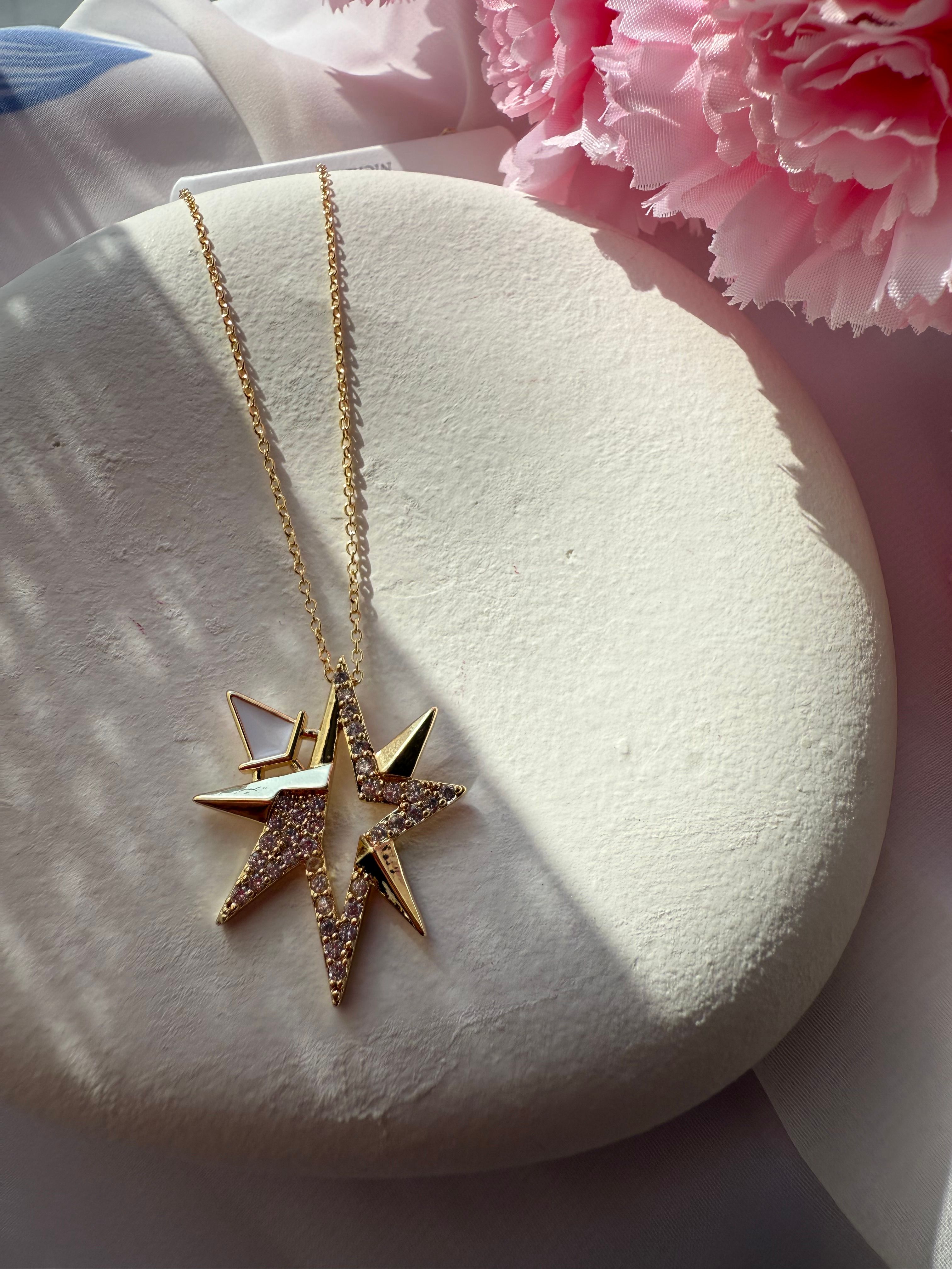 CROPPED STAR KOLYE