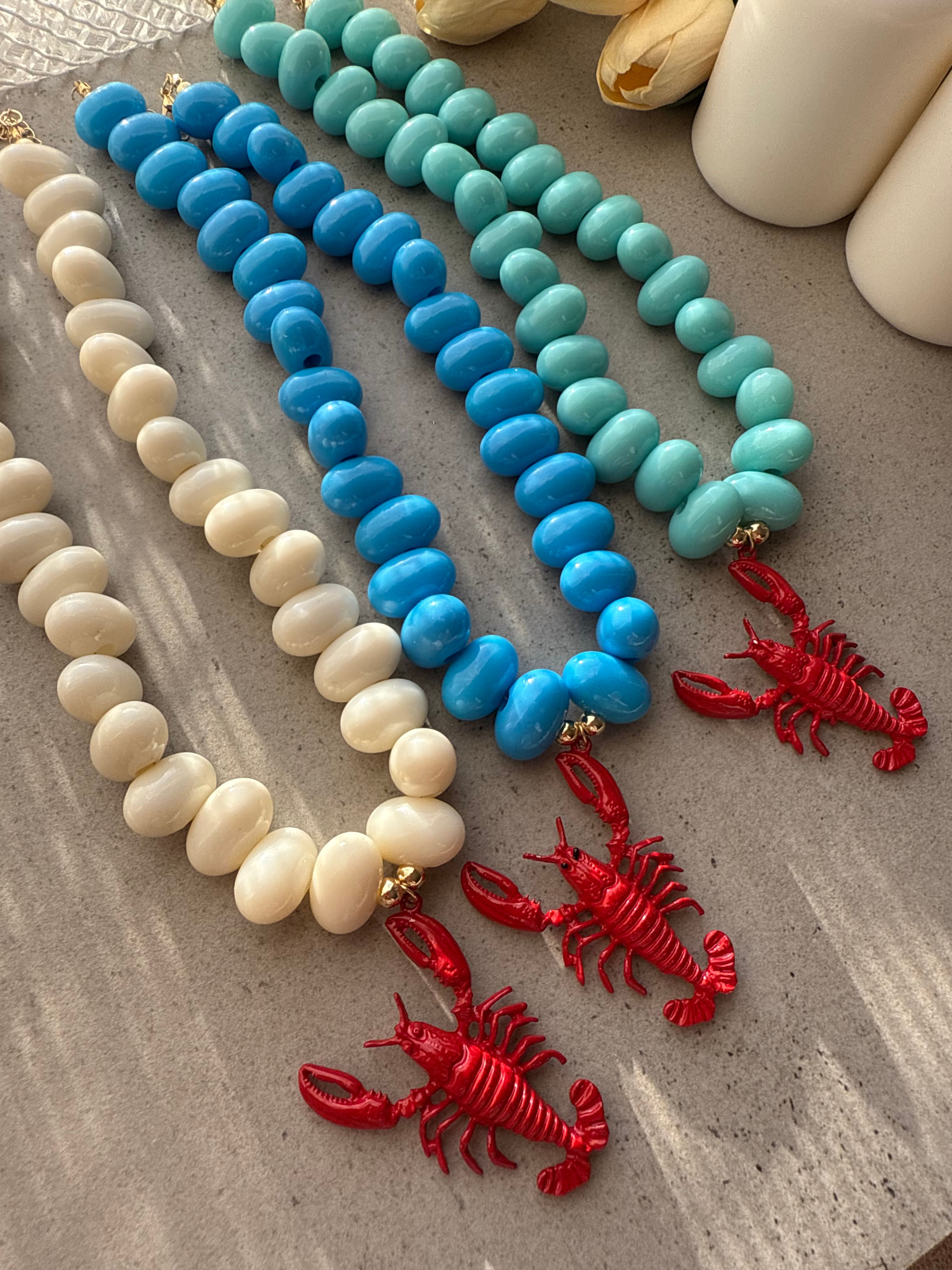 LOBSTER CLUB KOLYE FİLDİŞİ