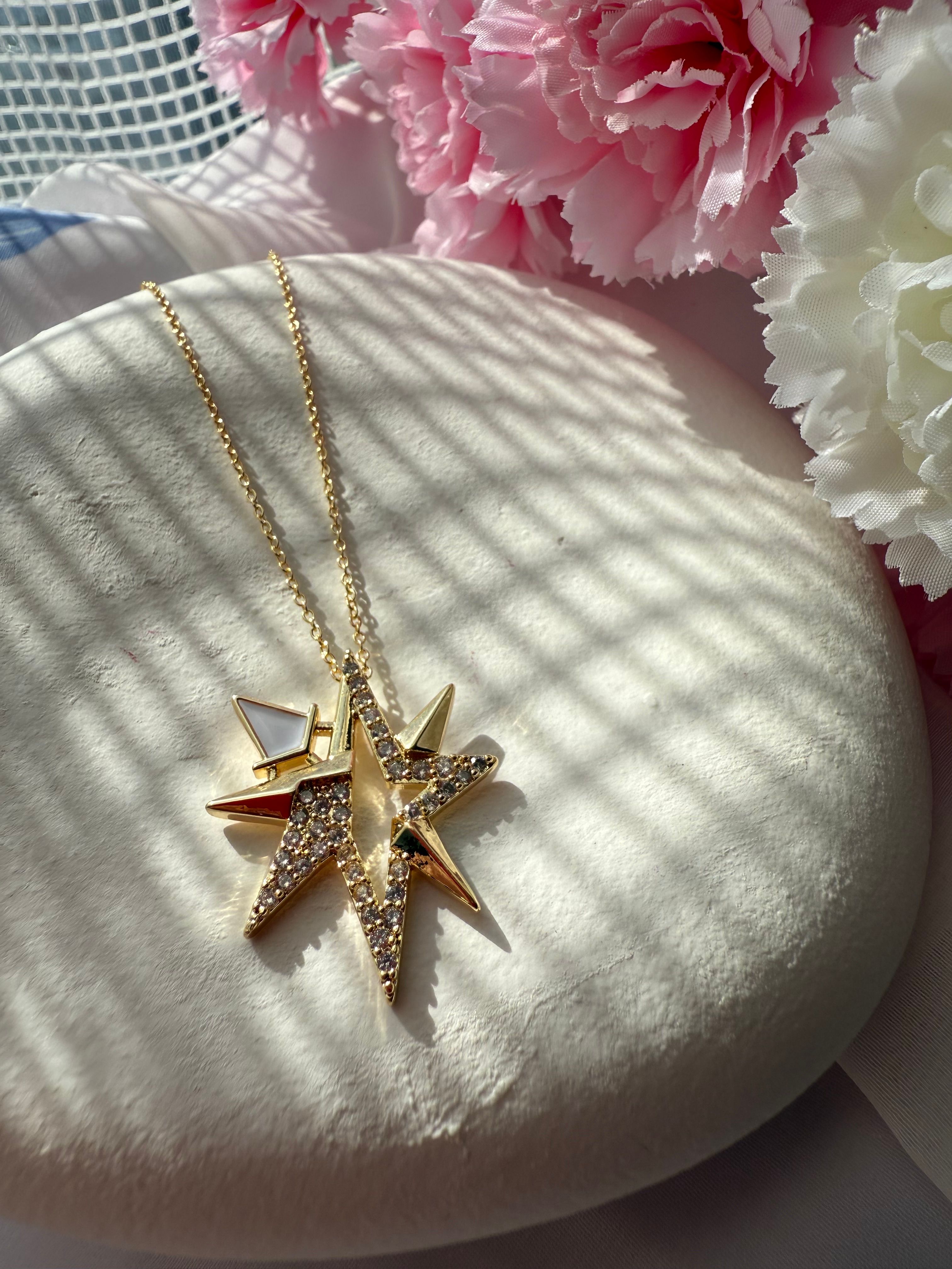 CROPPED STAR KOLYE