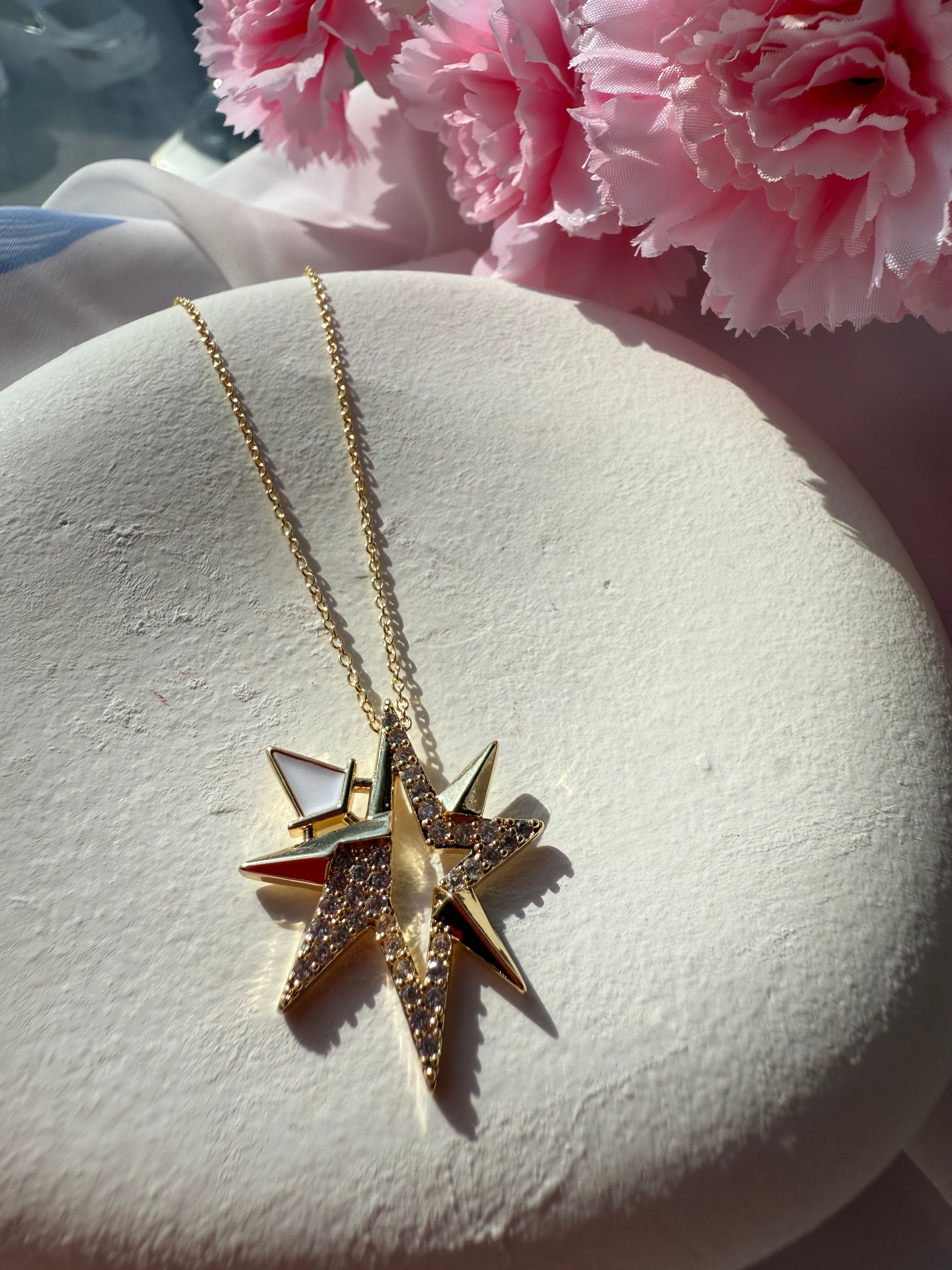 CROPPED STAR KOLYE