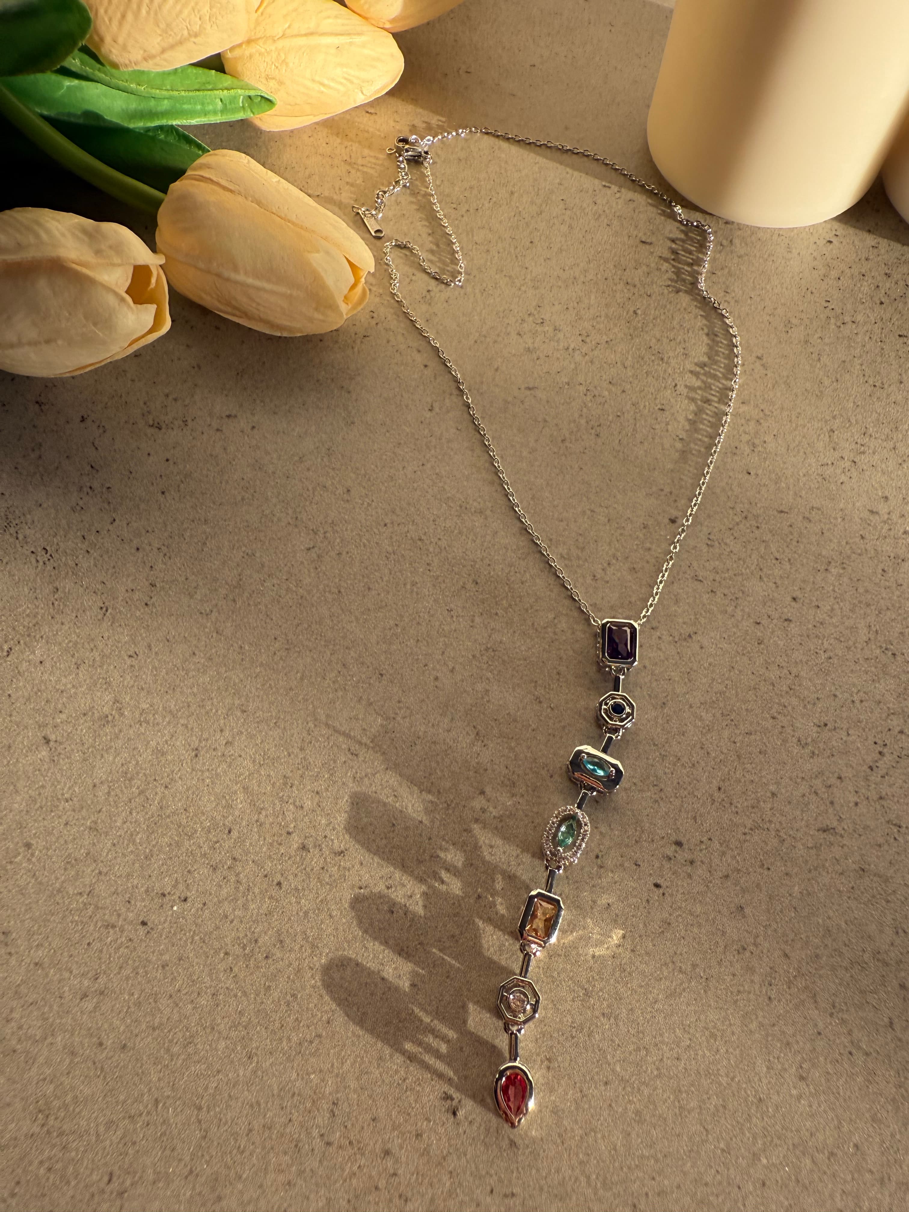 GEMSTONE Y KOLYE SILVER