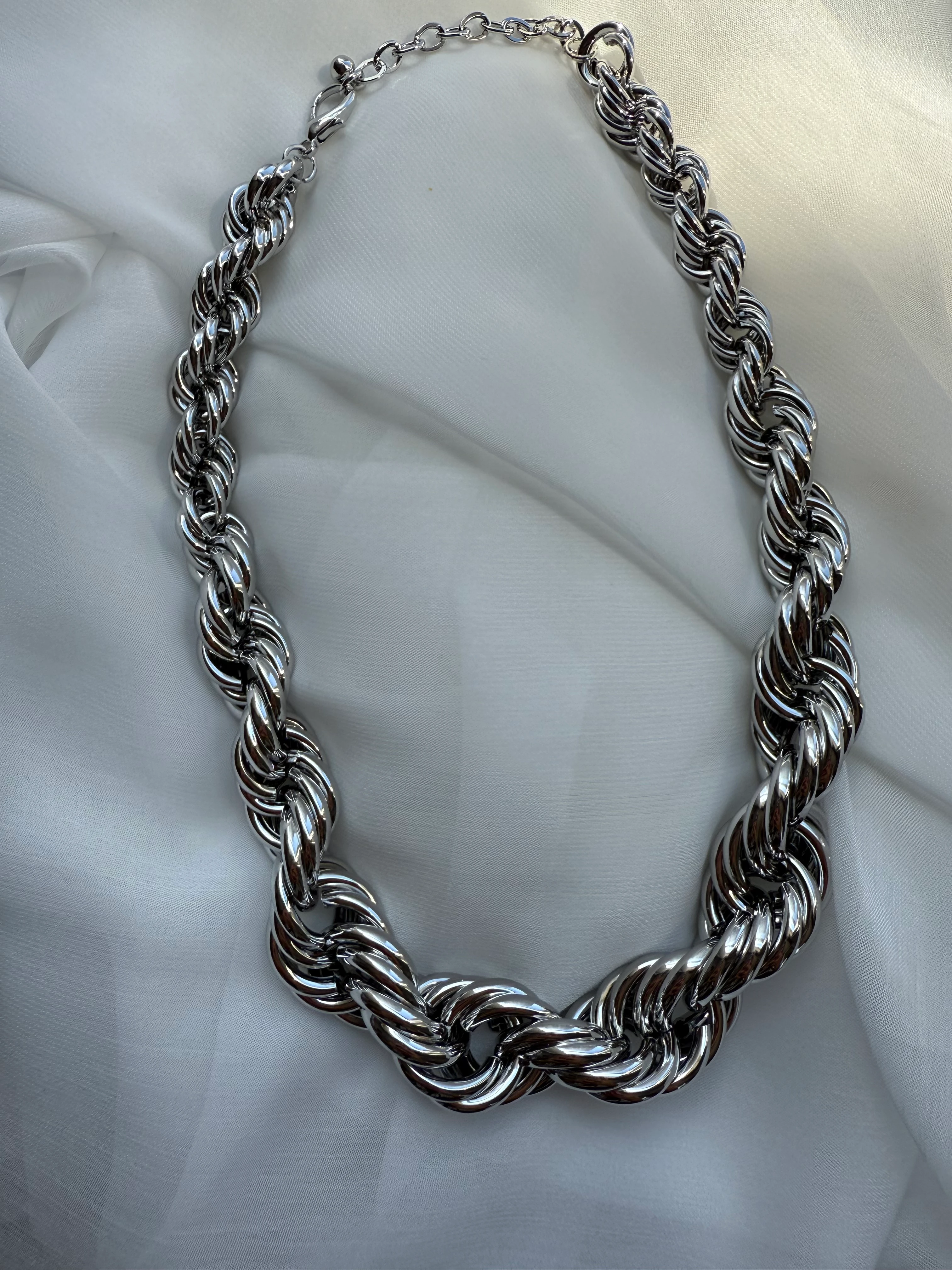 SPIRAL KOLYE SILVER