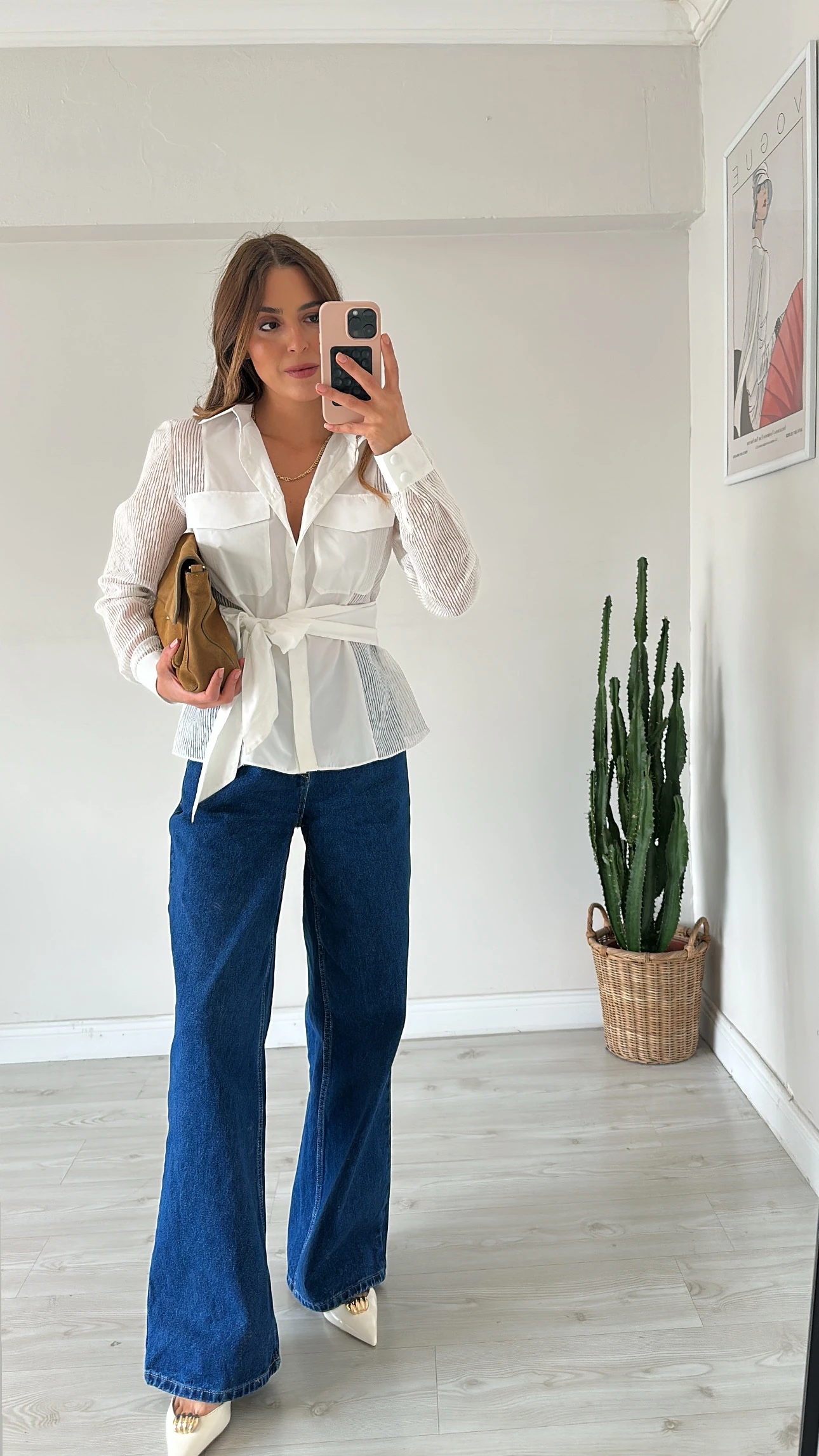 Transparan Detaylı Premıum Gömlek