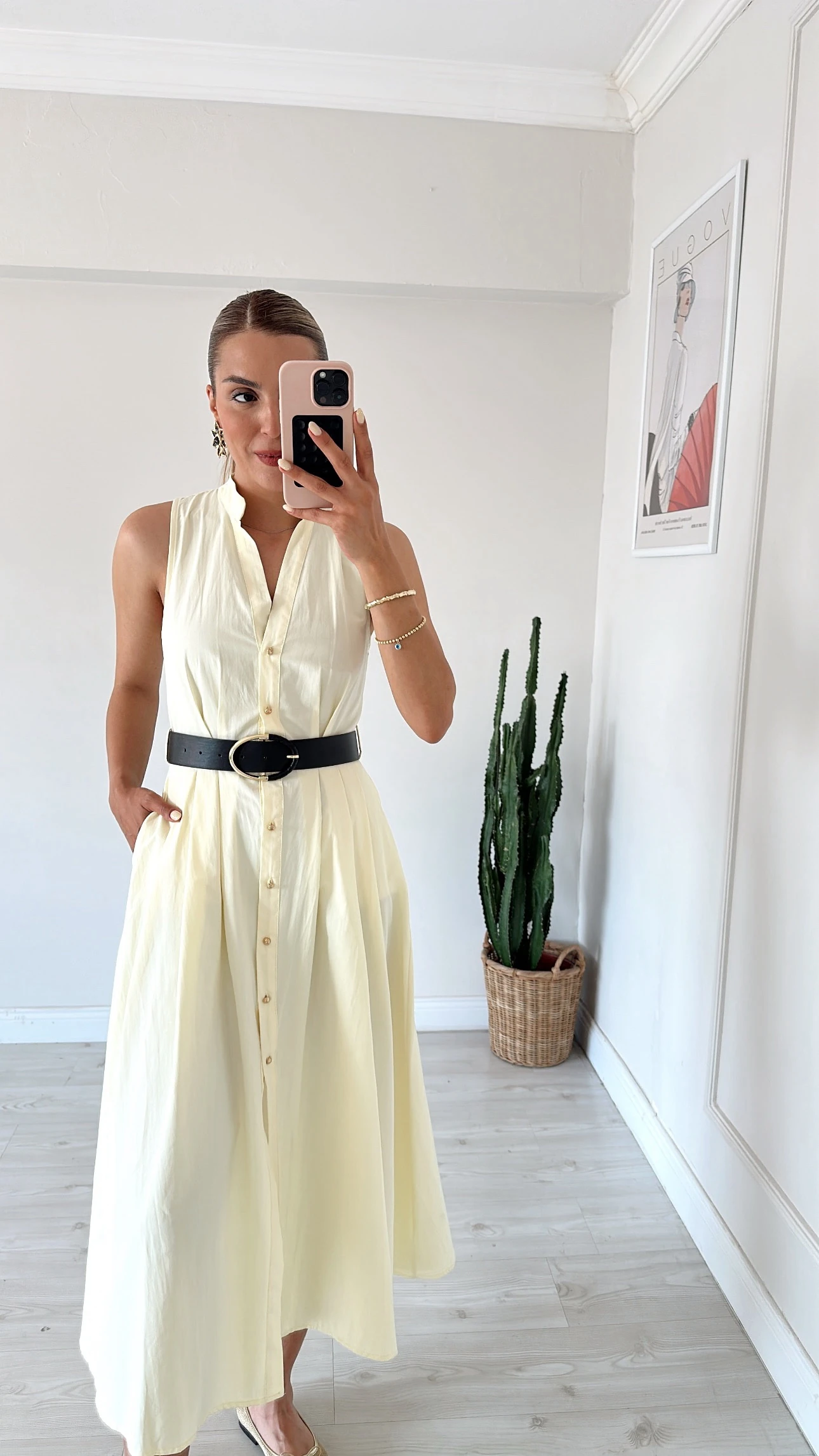 Kolsuz Gömlek Elbise