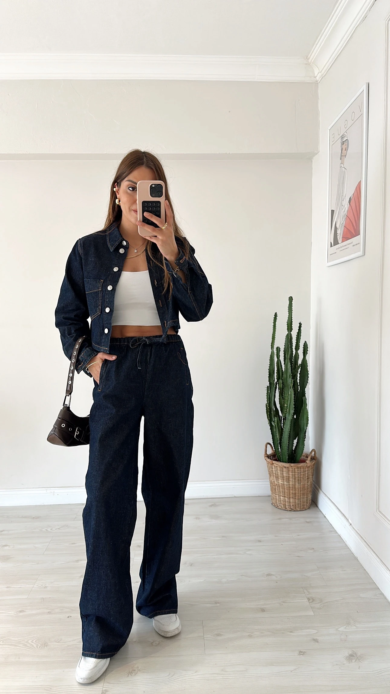 Denim Gömlekli Takım