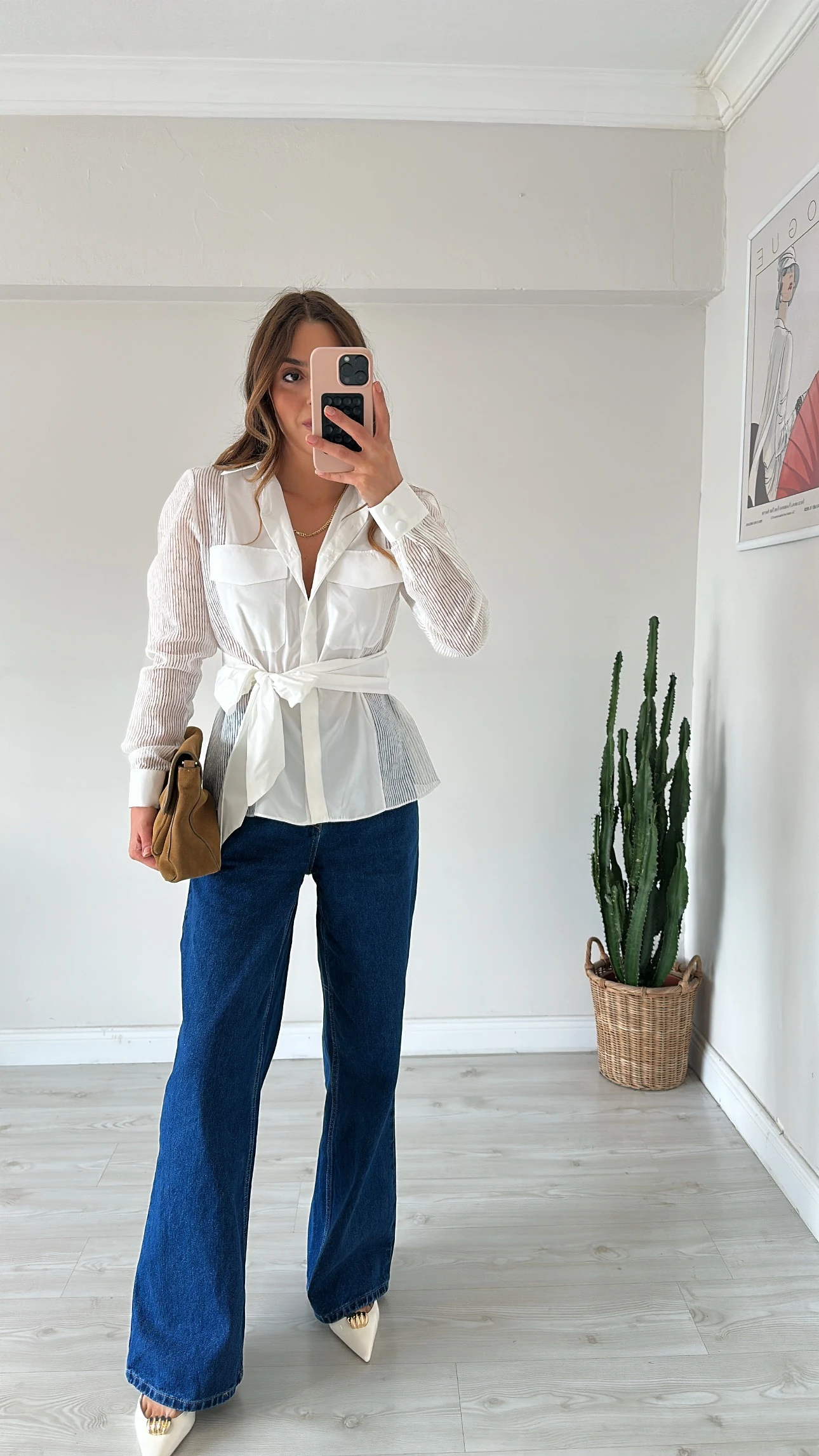 Transparan Detaylı Premıum Gömlek