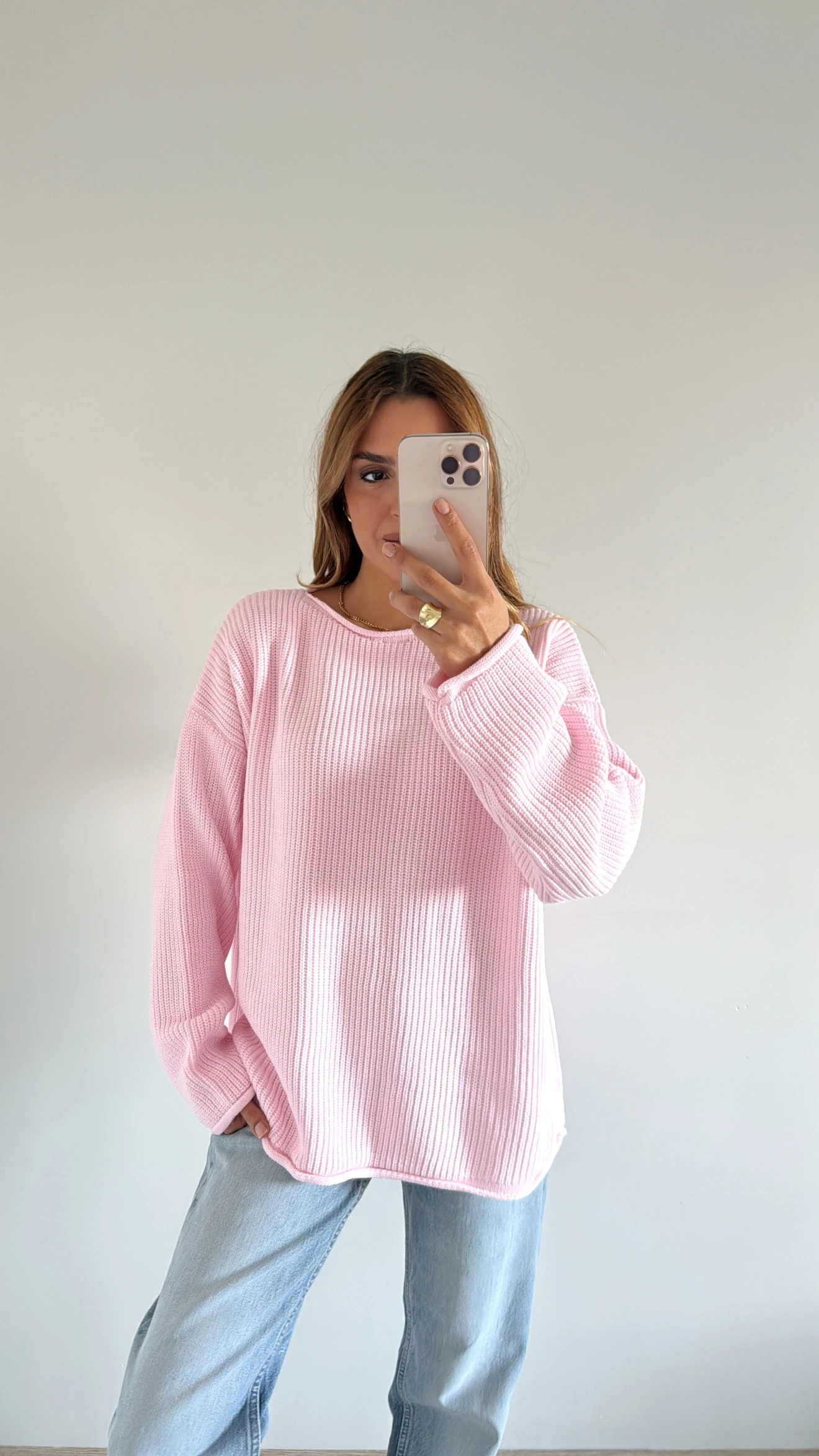 Basic Triko Açık Pembe