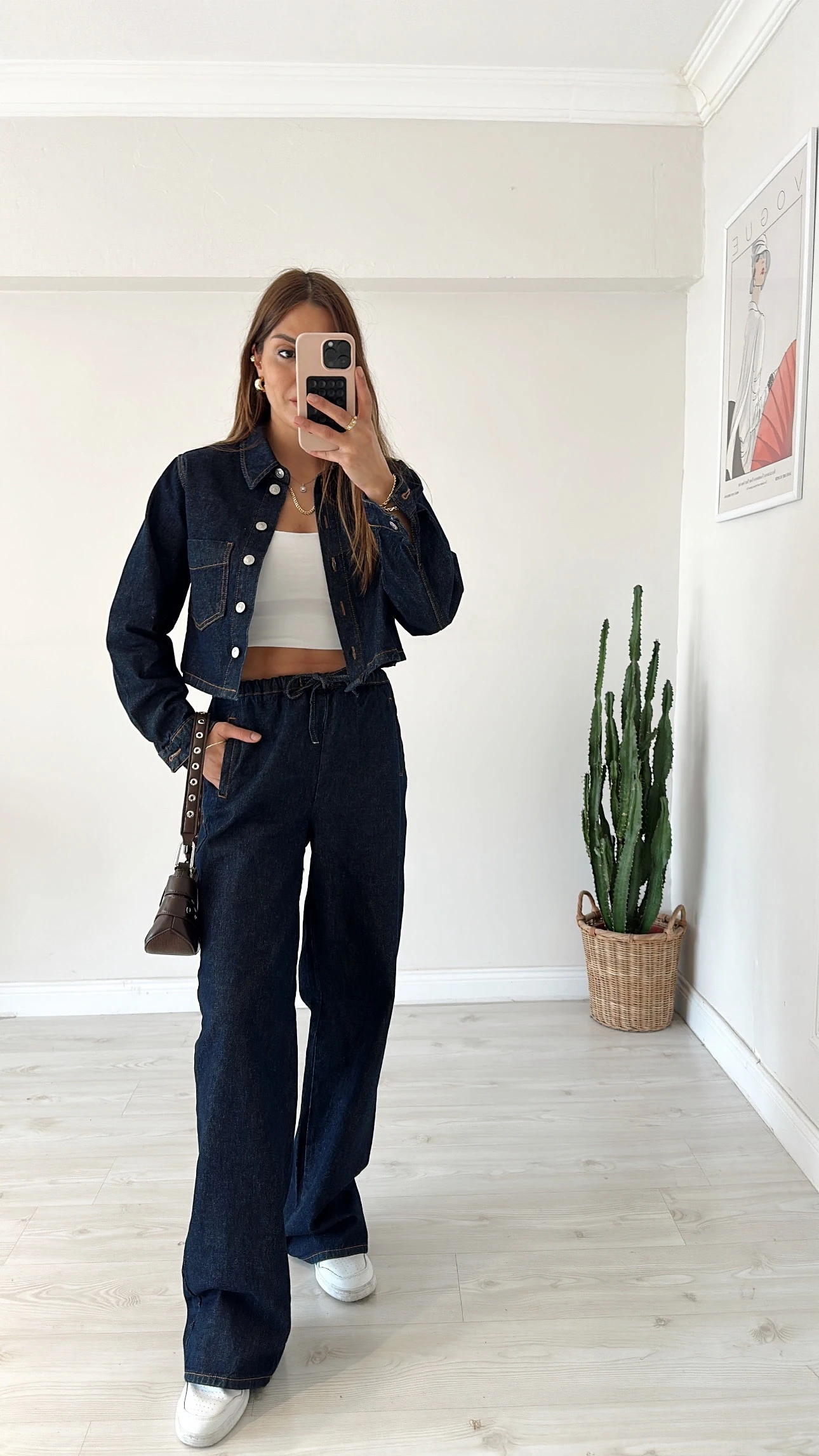 Denim Gömlekli Takım