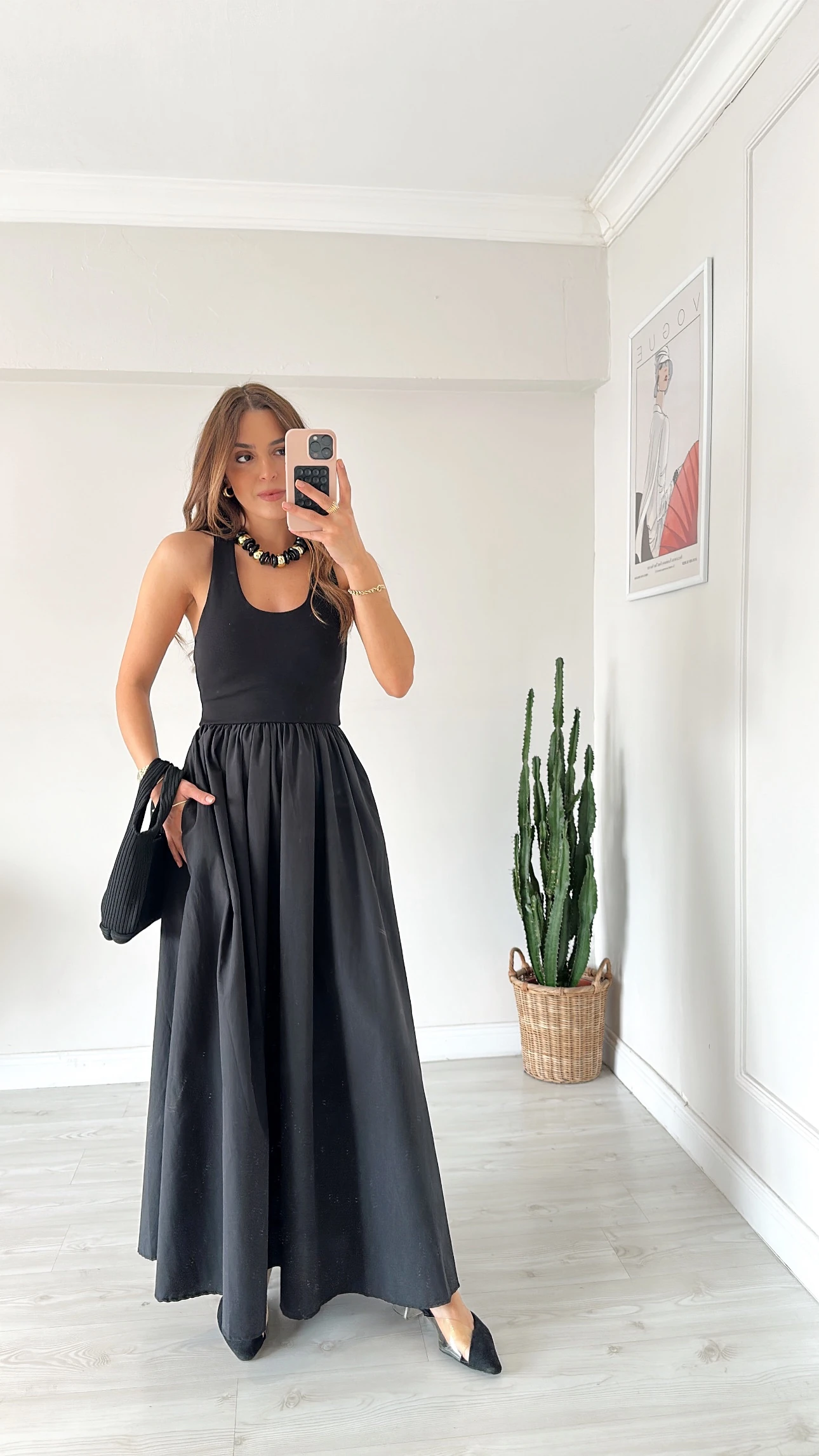 Halter Model Maxi Elbise