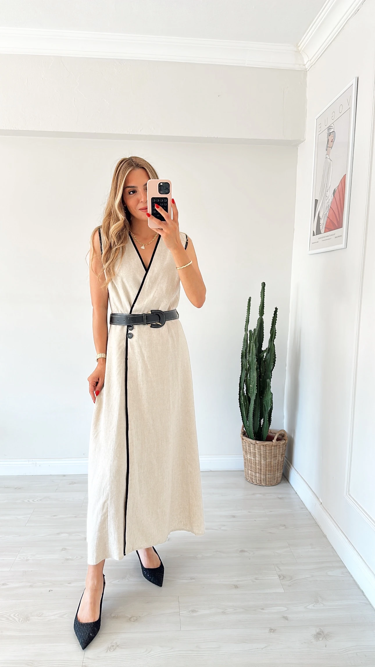 Zr Model Keten Kruvaze Elbise