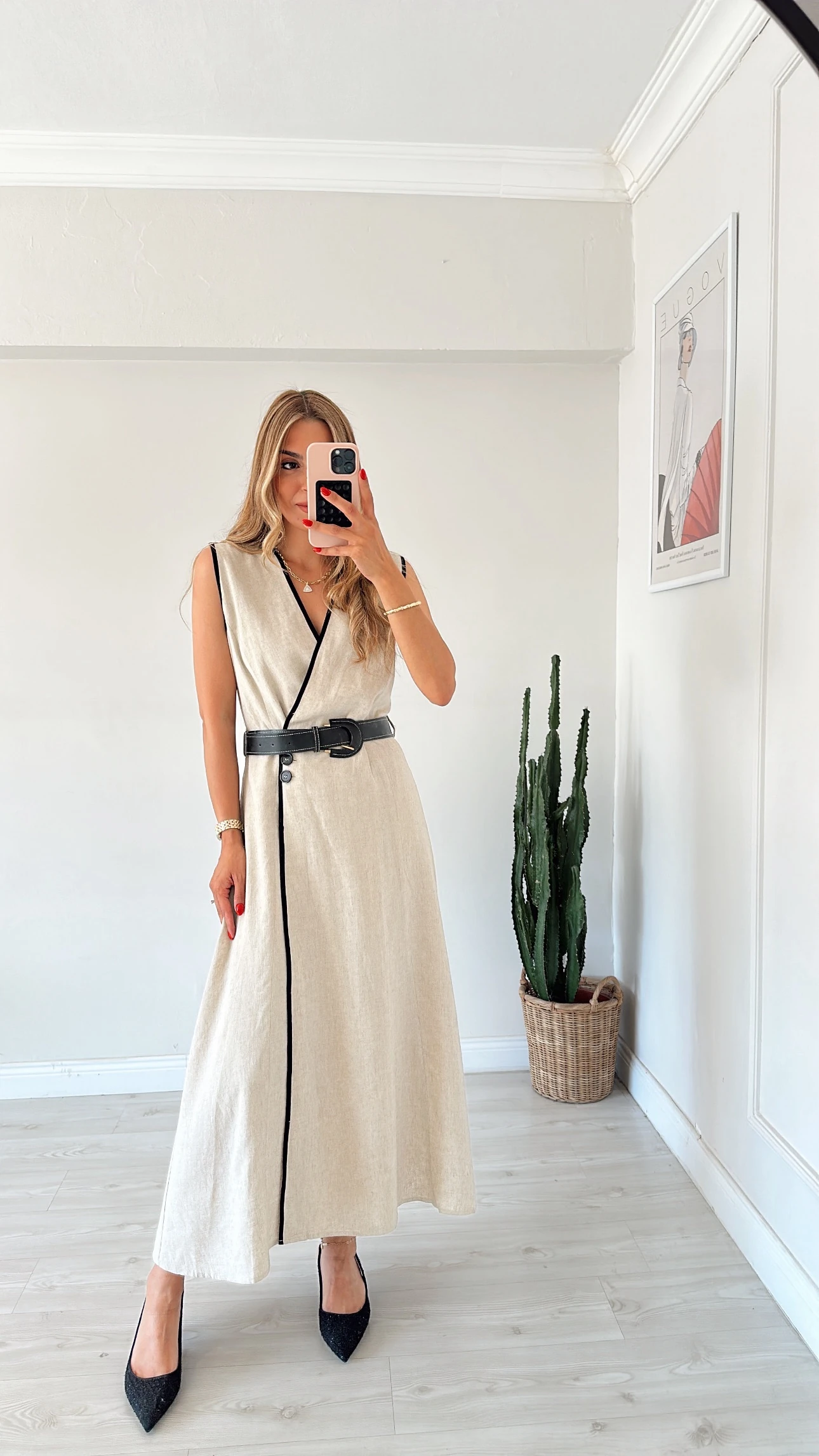 Zr Model Keten Kruvaze Elbise