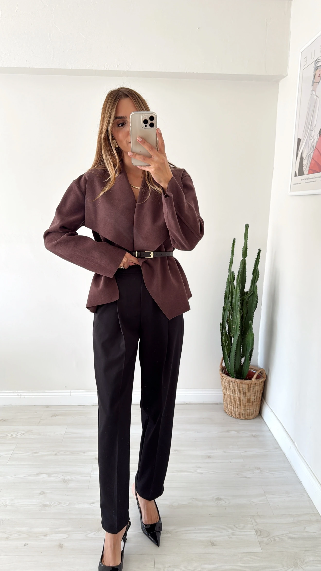 Havuç Model Kumaş Pantolon Siyah