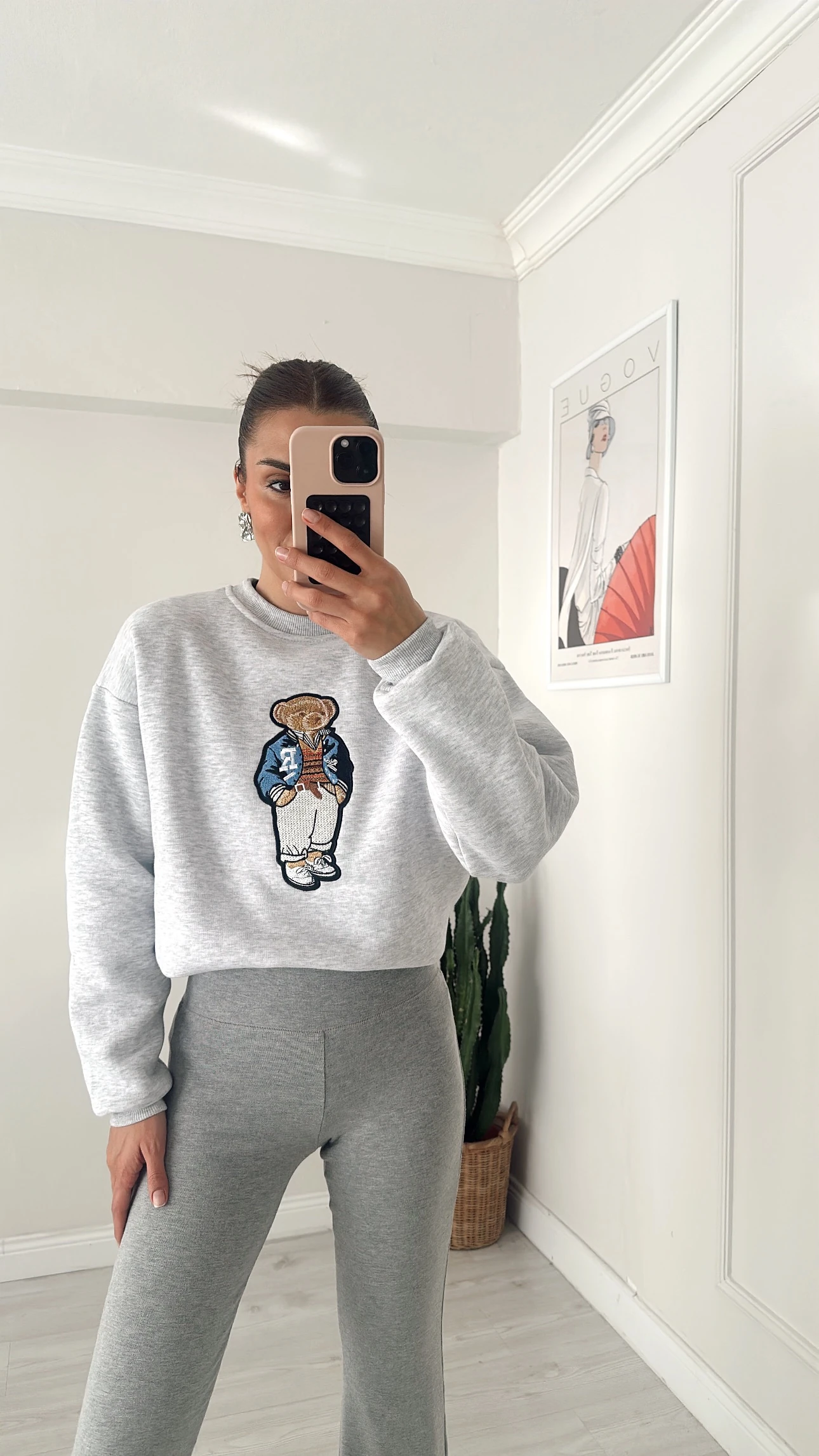 Teddy İşlemeli Sweat Grimelanj