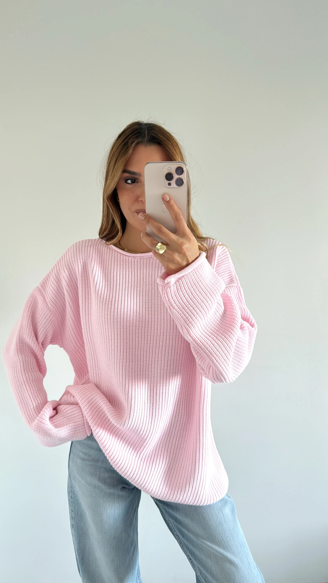 Basic Triko Açık Pembe