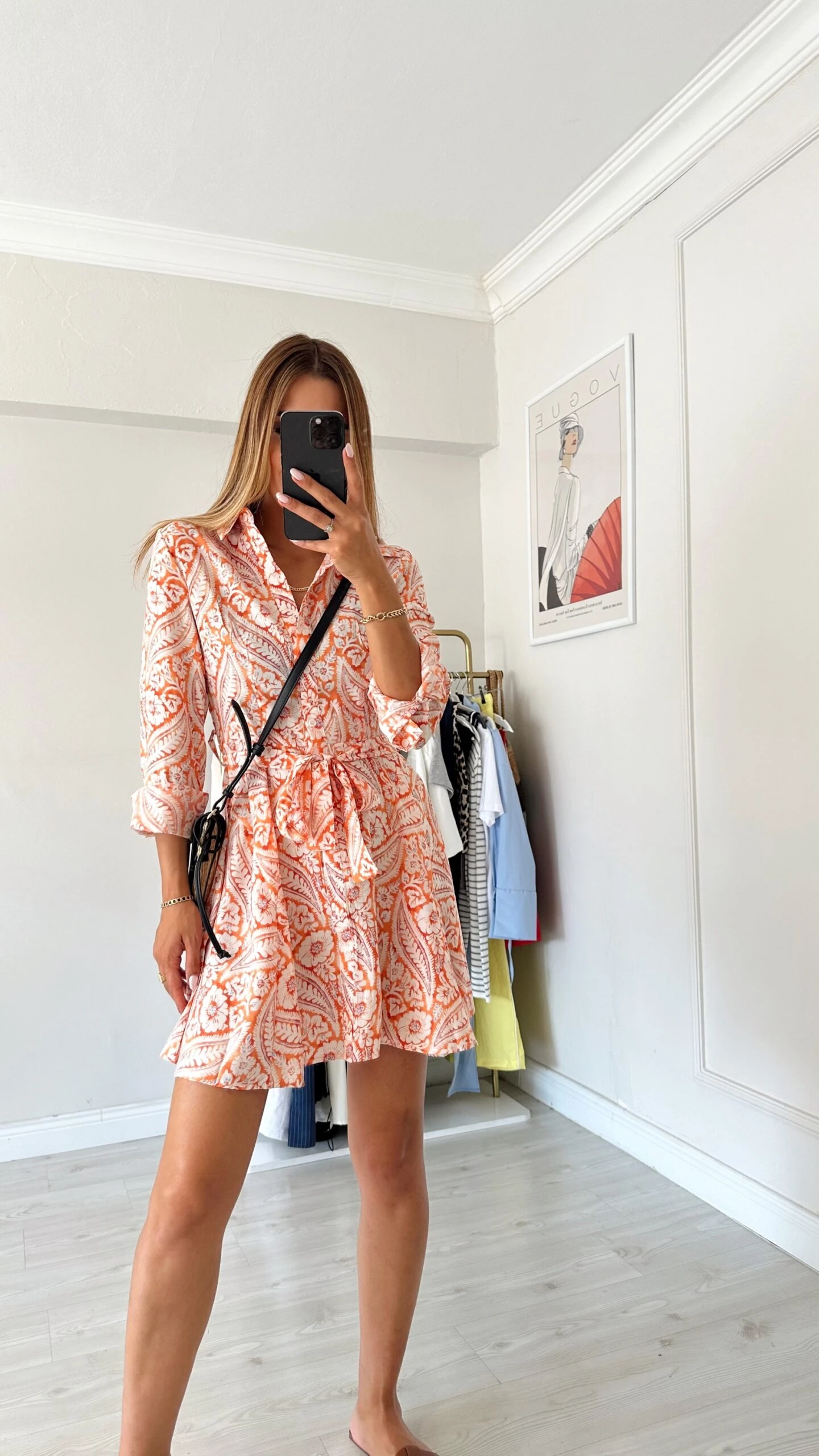 Desenli Gömlek Elbise