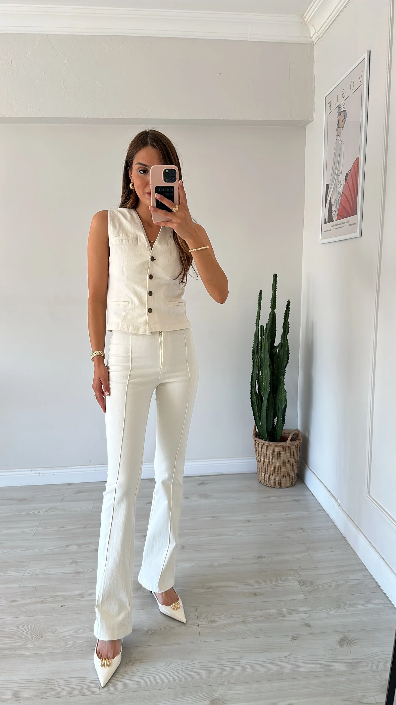 Likralı Yelek Pantolon Takım