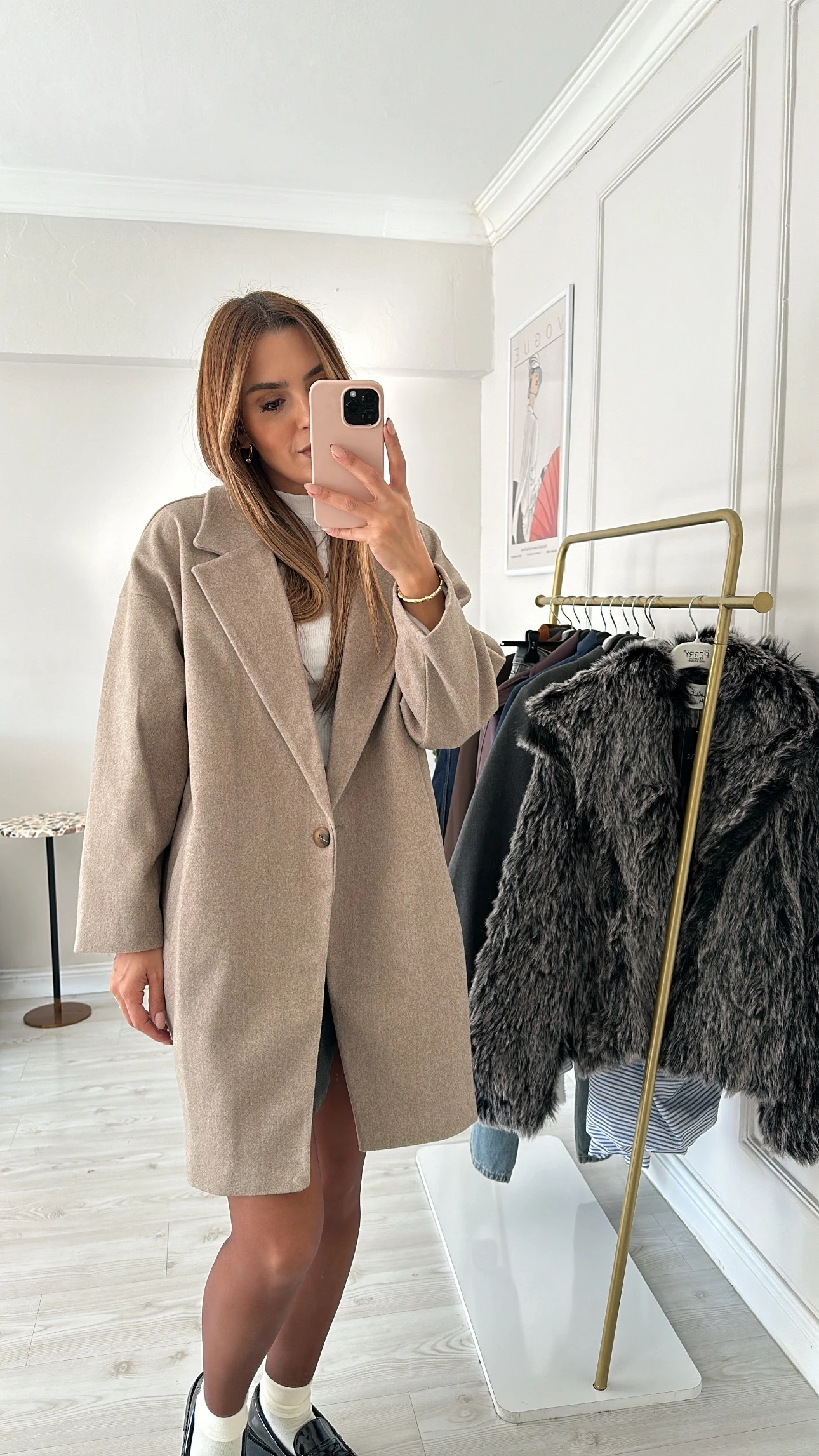 Tek Düğmeli İnce Kaban