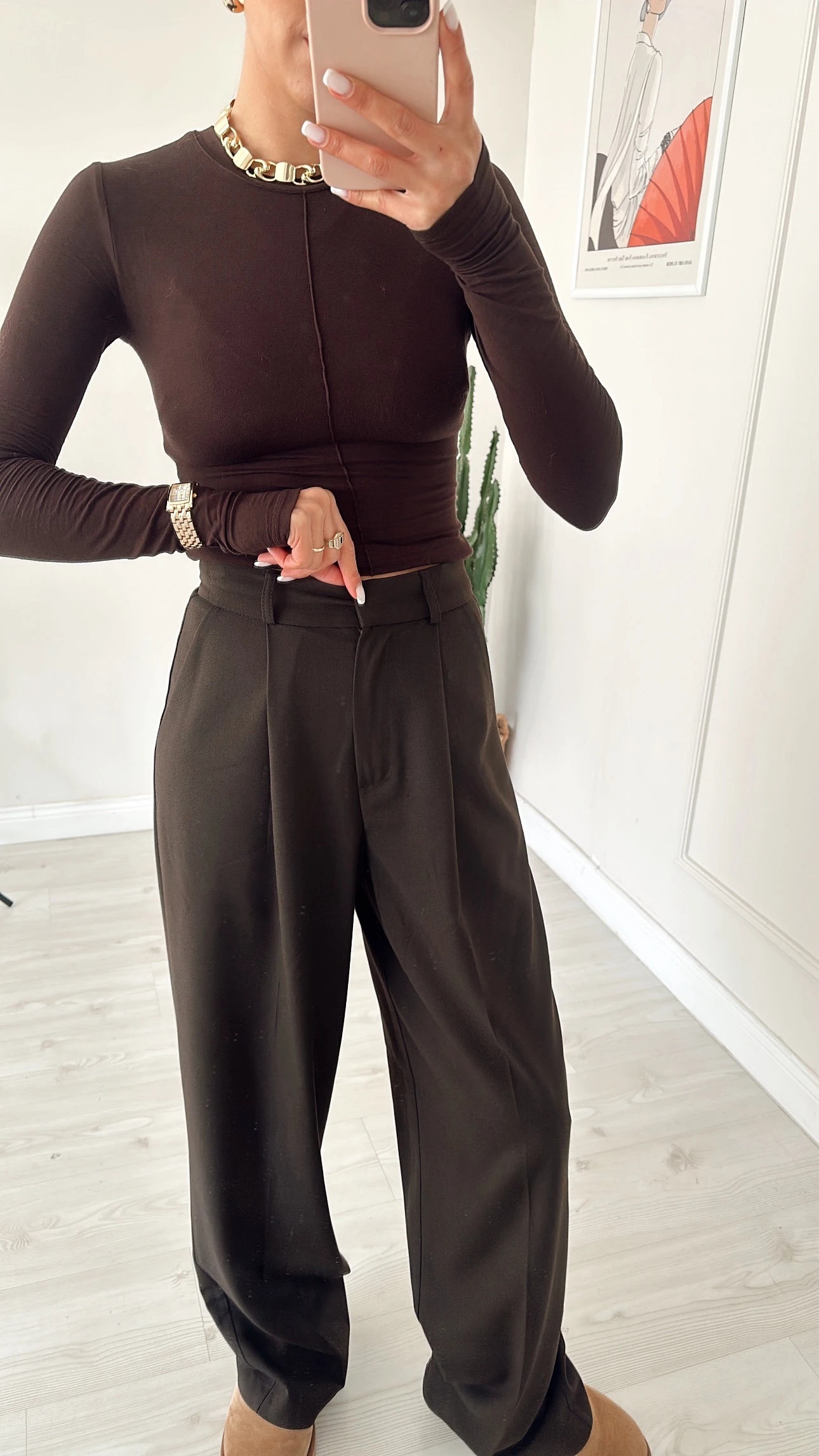 Acı Kahve Palazzo Pantolon