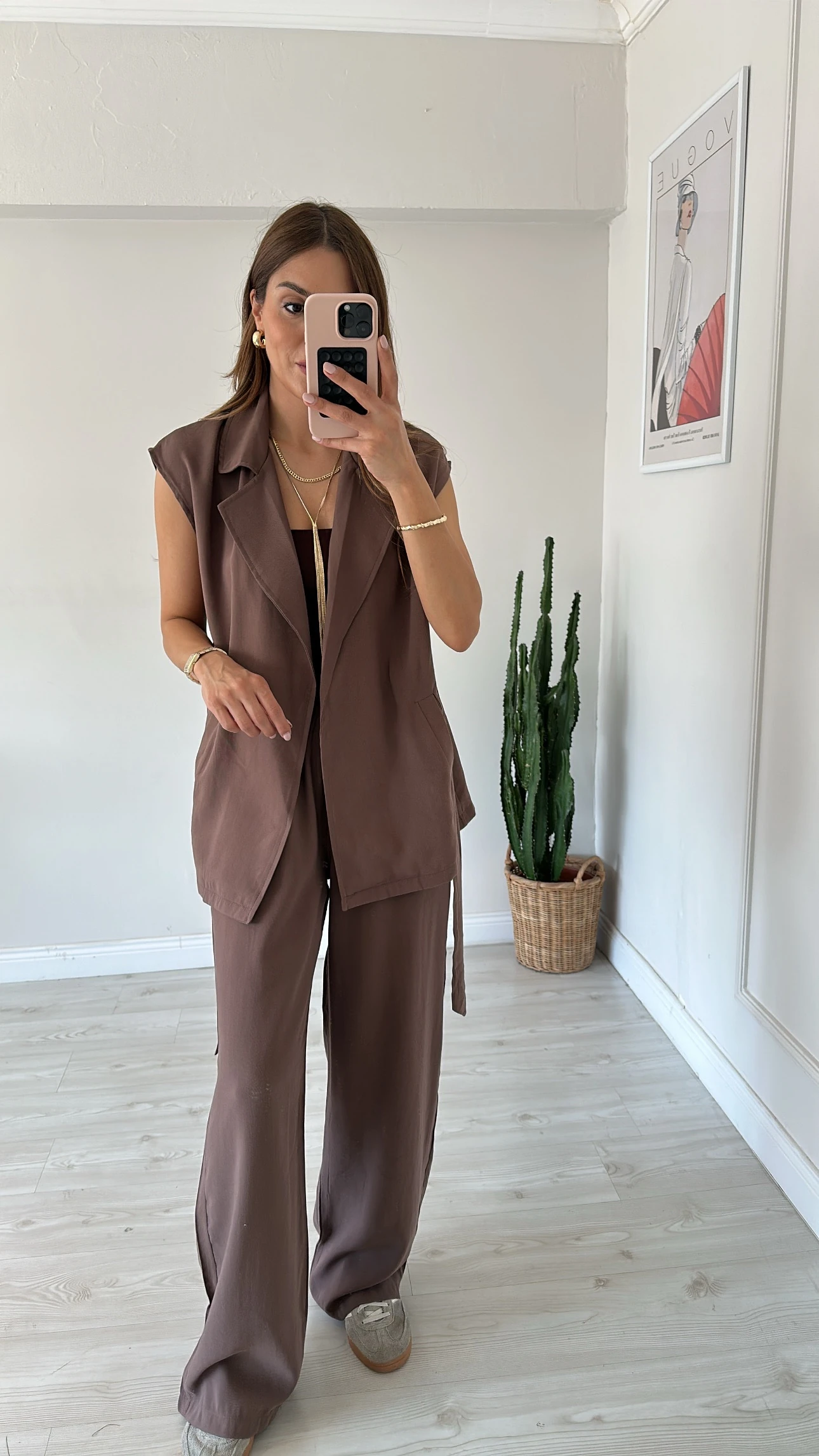 Kimonolu Takım Kahve