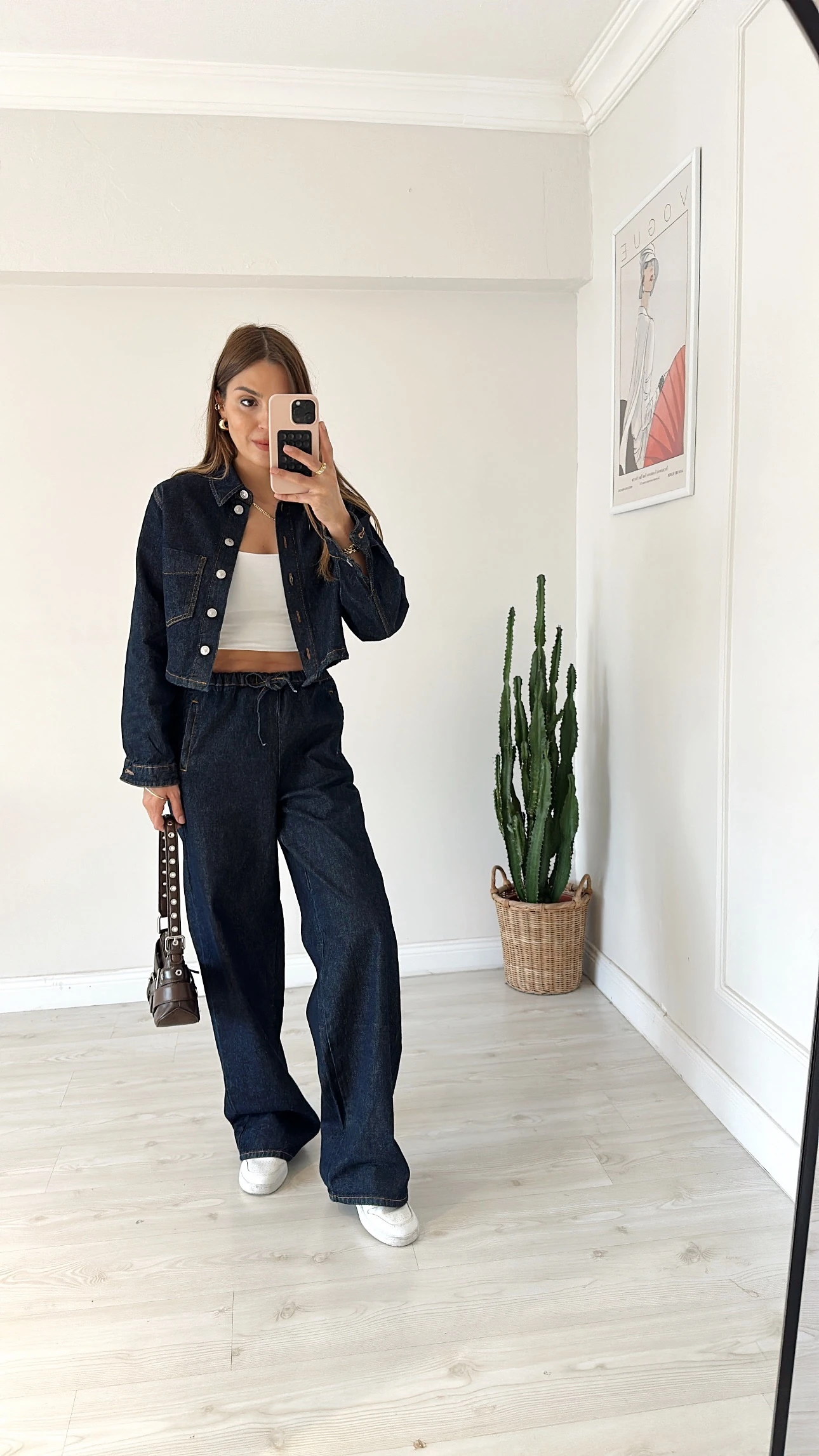 Denim Gömlekli Takım