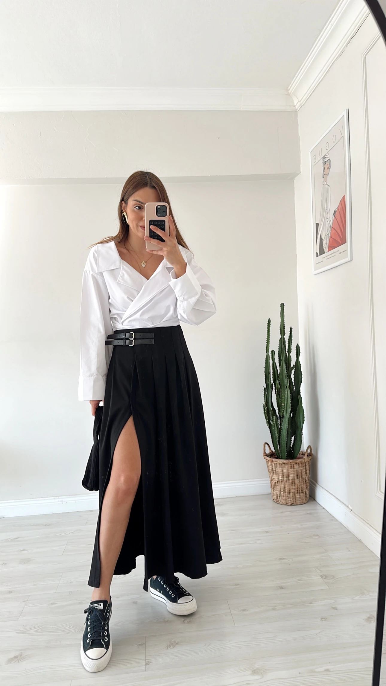 Yırtmaçlı Maxi Etek