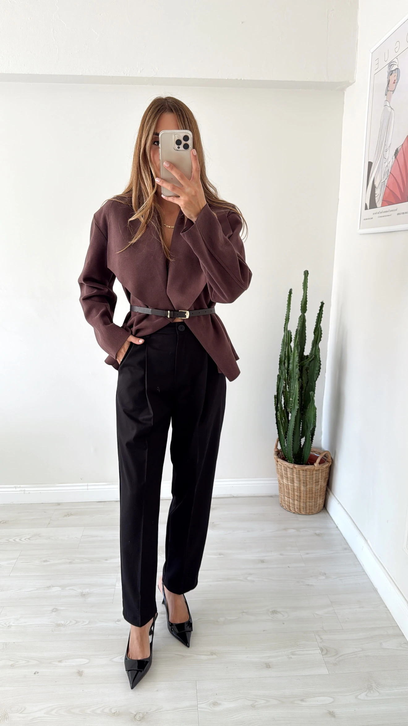 Havuç Model Kumaş Pantolon Siyah