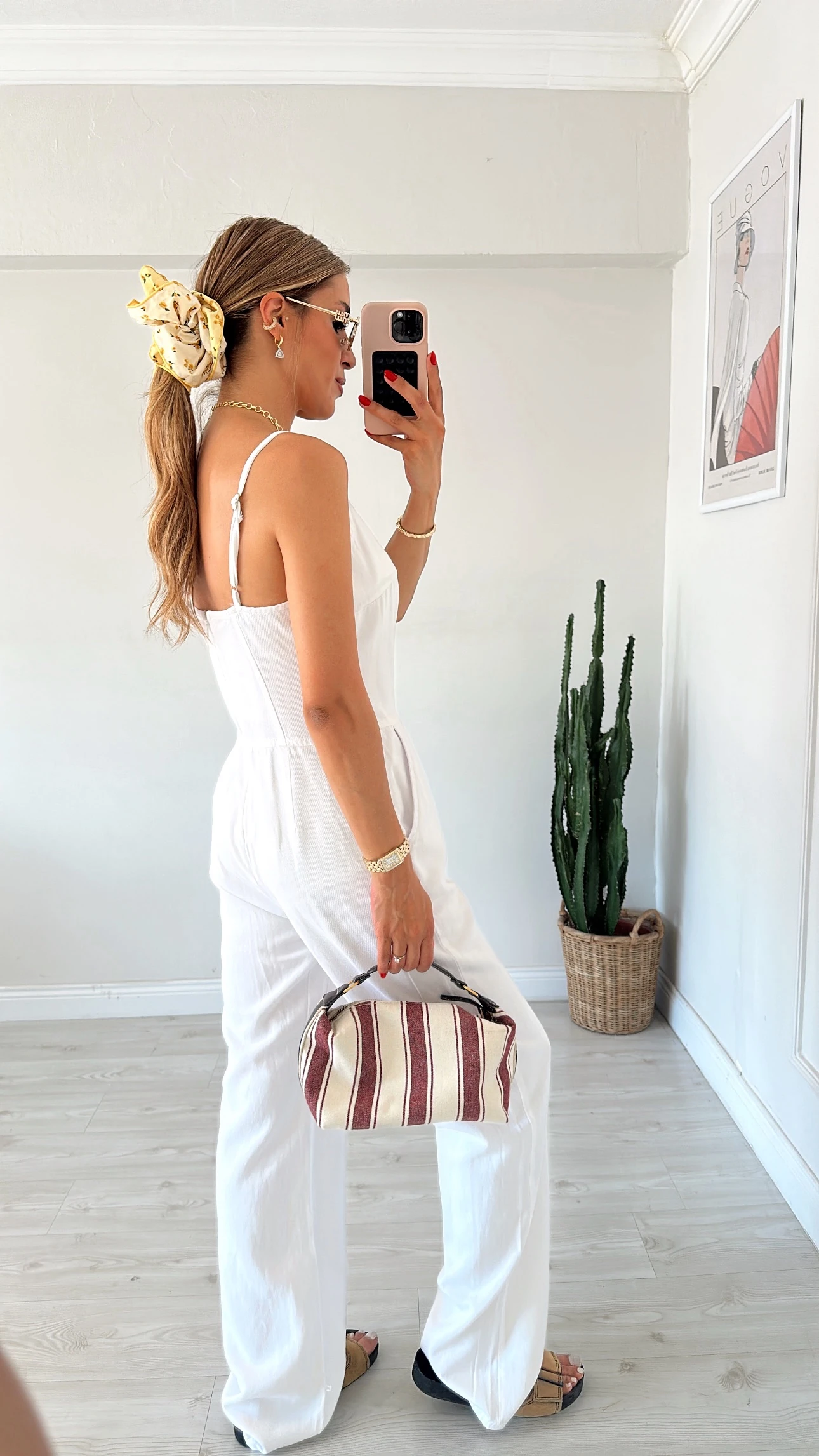 Askılı Tulum Beyaz