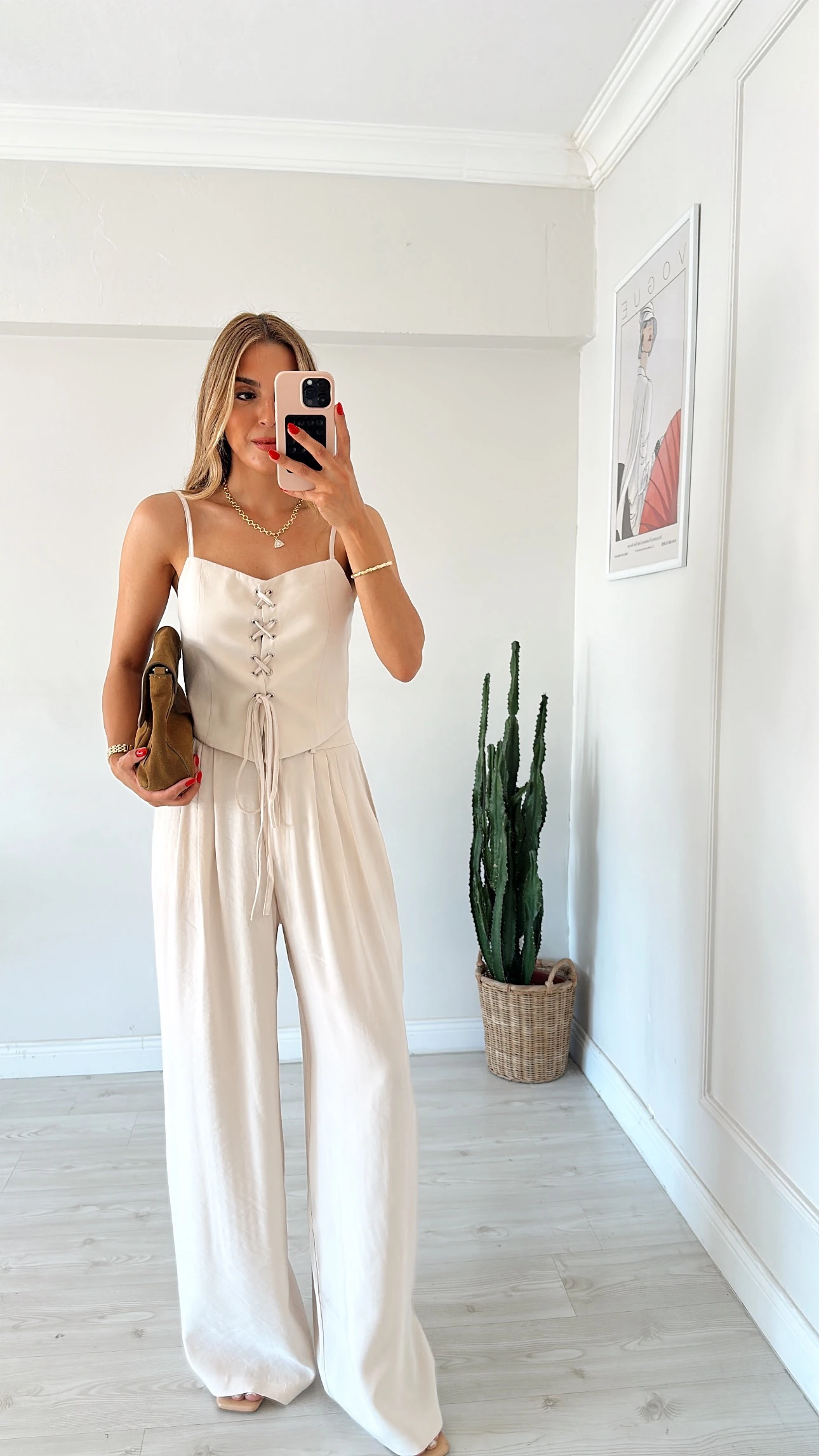 Özel Seri Bağlamalı Bluz Pantolon Takım