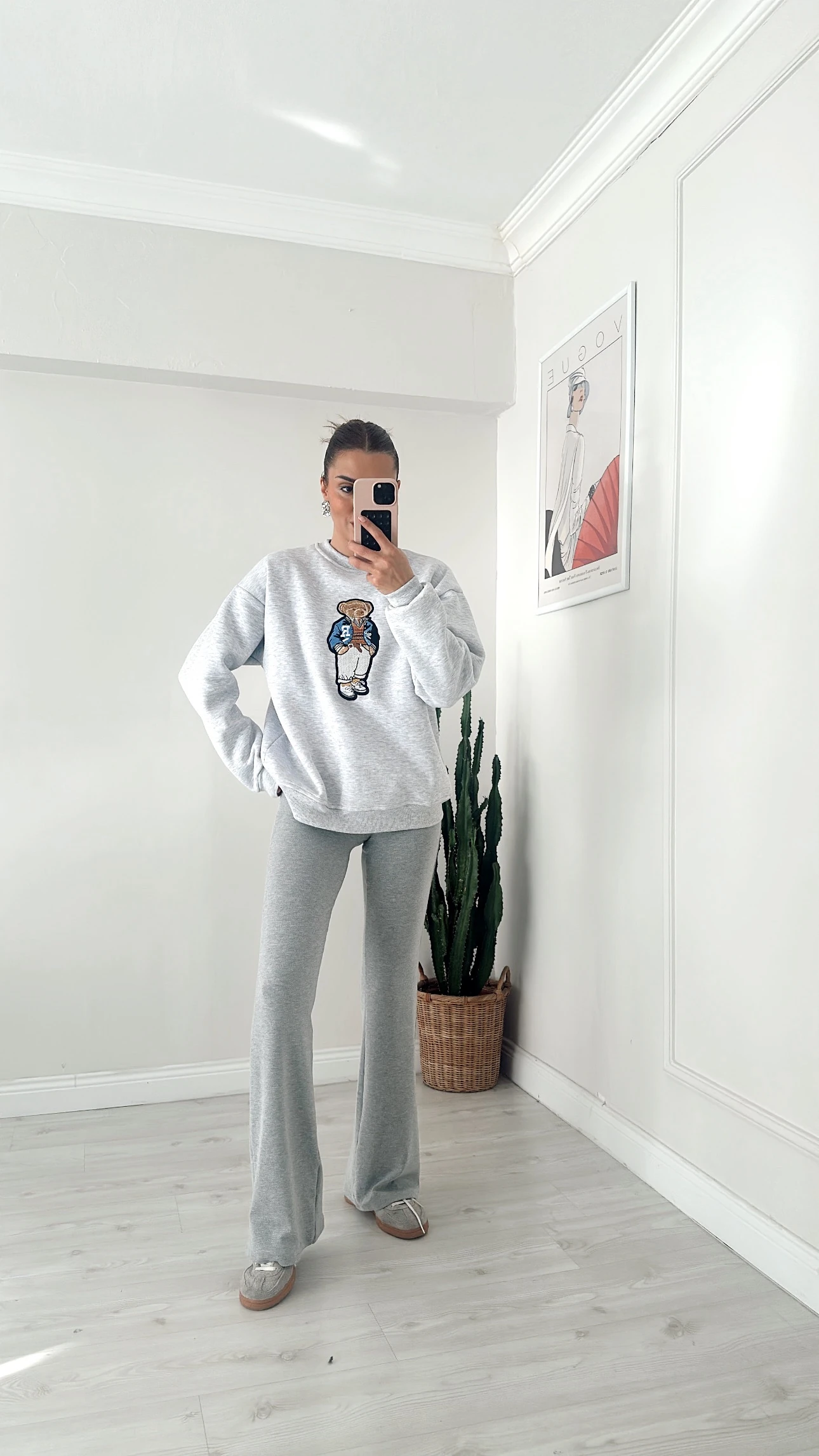 Teddy İşlemeli Sweat Grimelanj