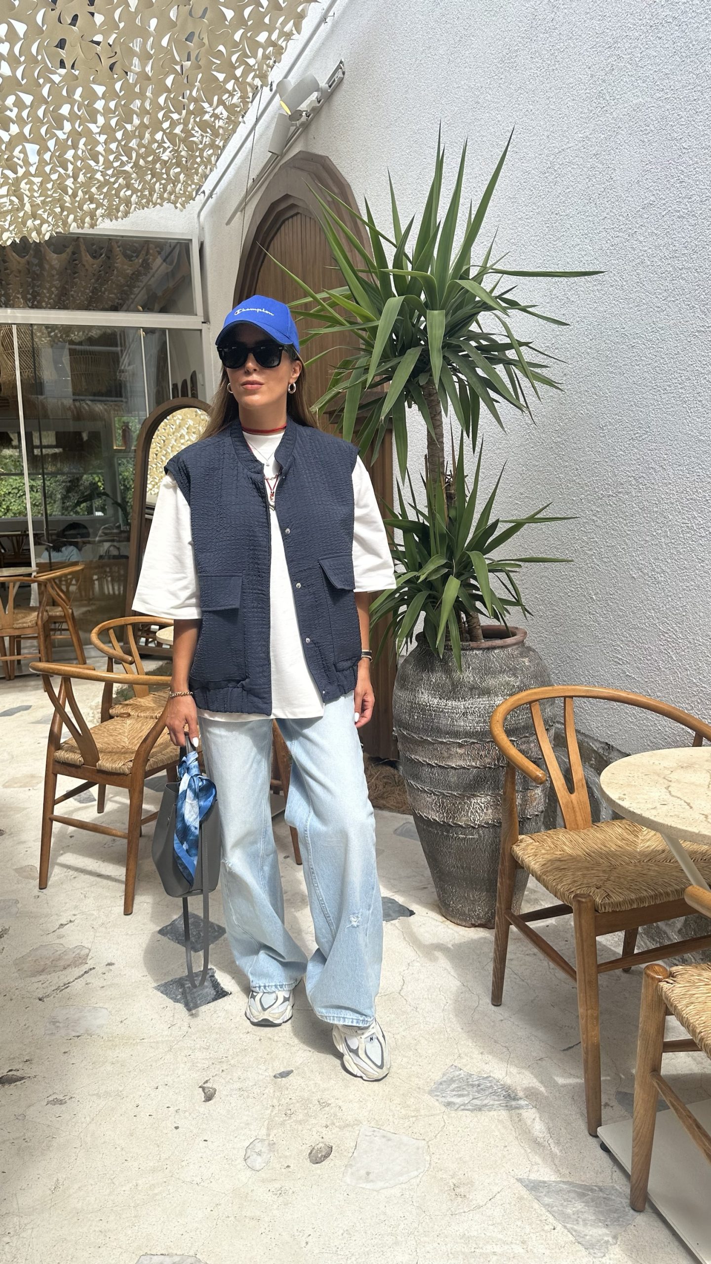 Kapitone Yelek Lacivert