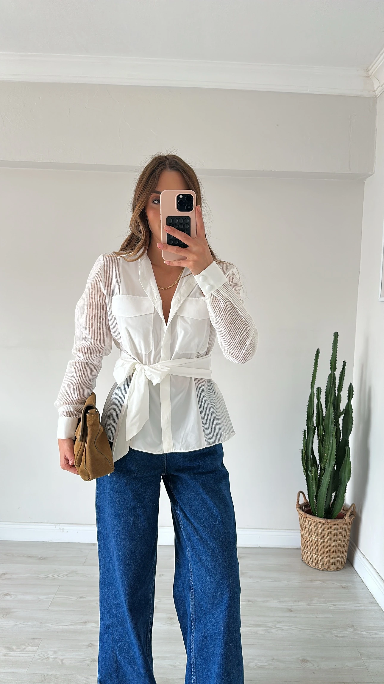 Transparan Detaylı Premıum Gömlek