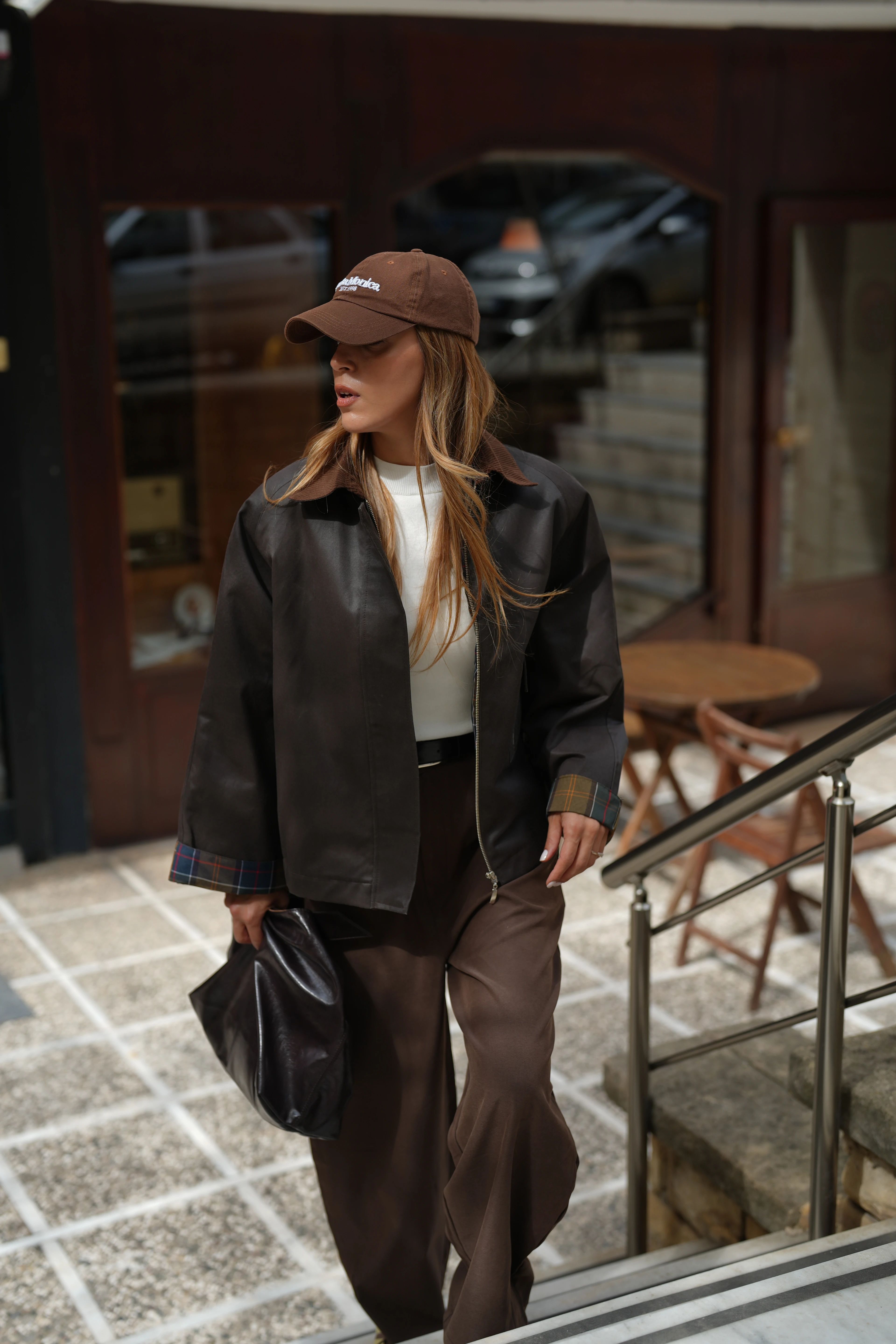 Mumlu Ekose Astarlı Ceket 