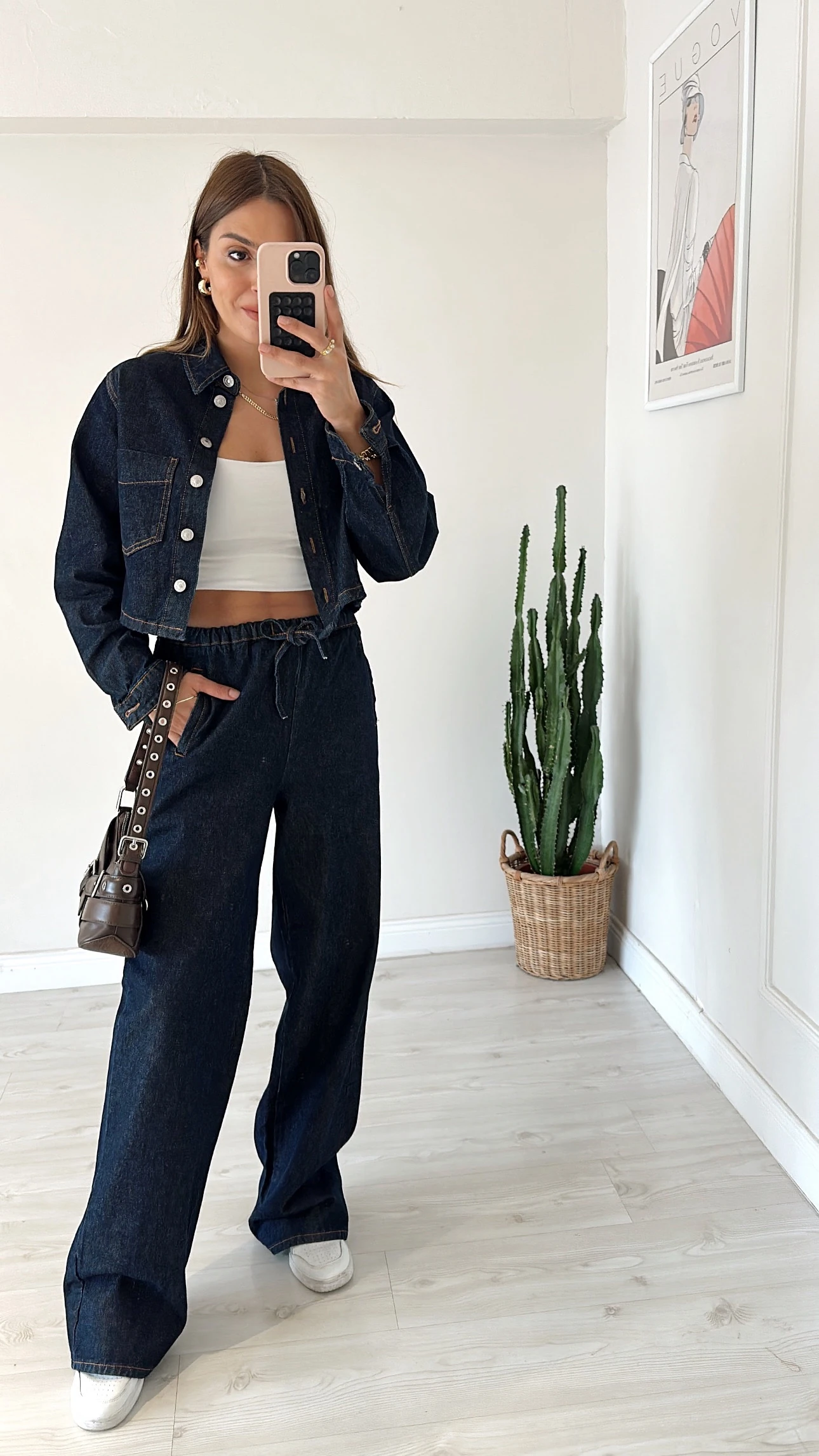 Denim Gömlekli Takım