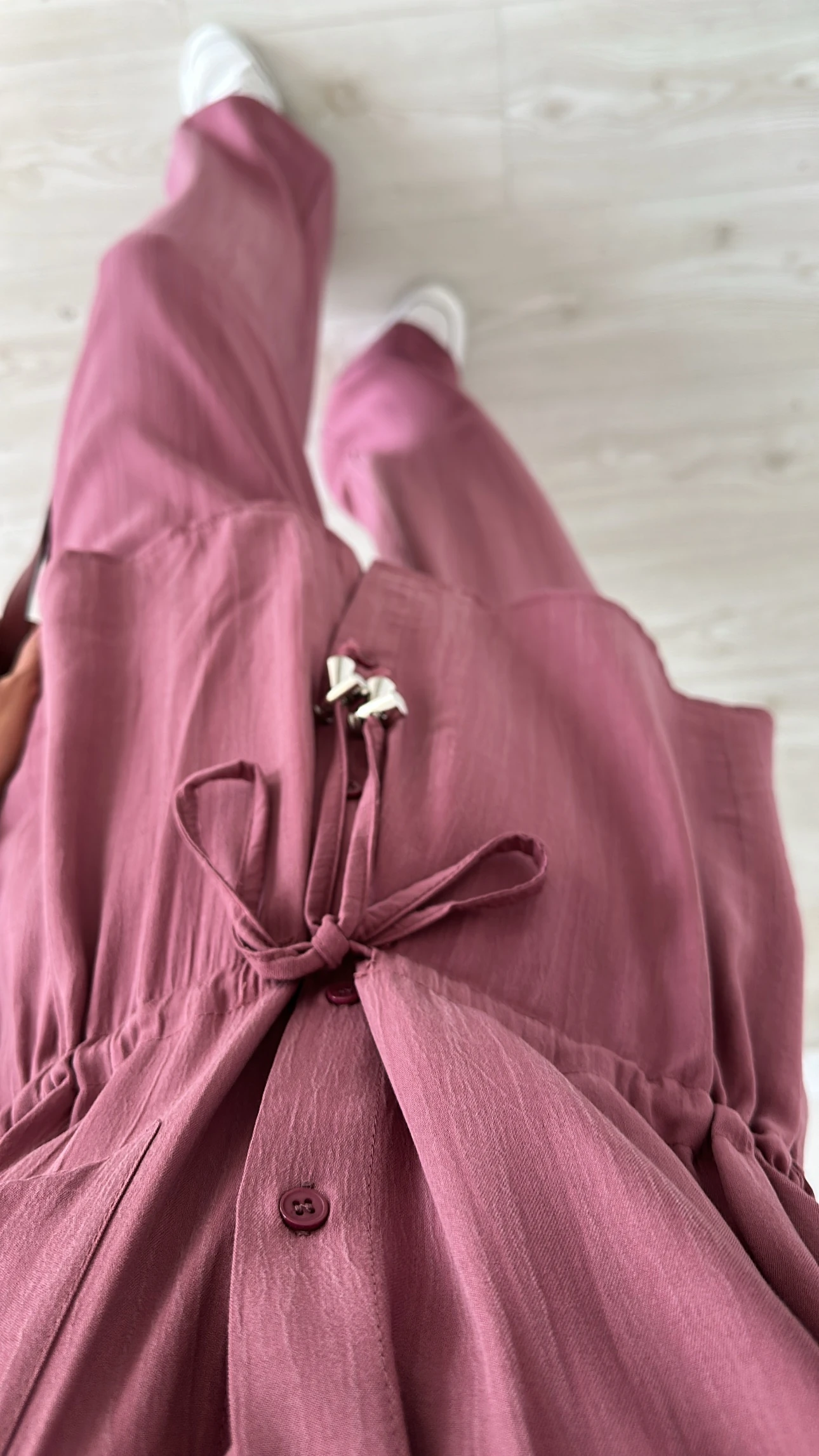 Bağlama Detaylı Takım Gül Kurusu