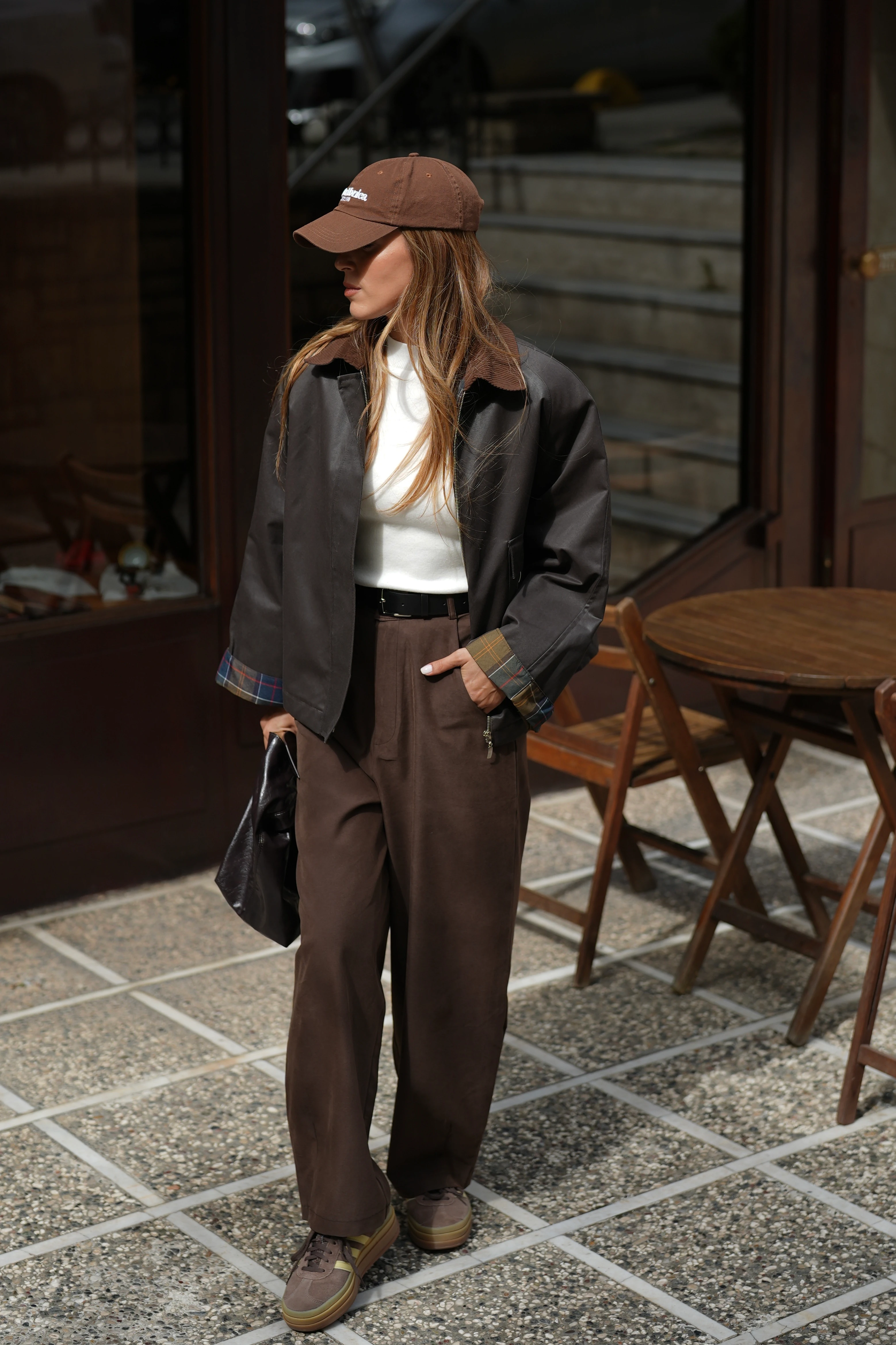 Mumlu Ekose Astarlı Ceket 