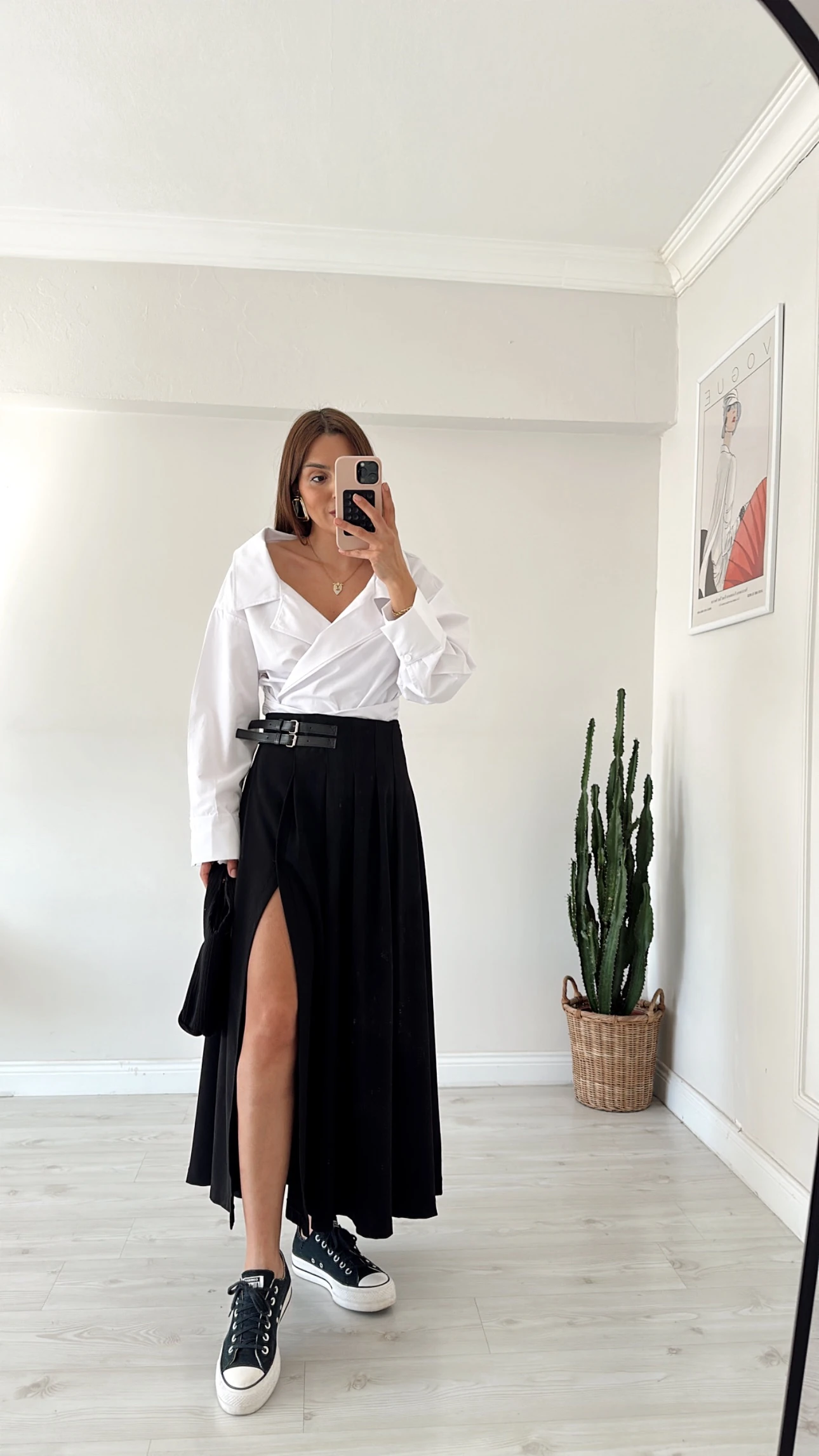 Yırtmaçlı Maxi Etek