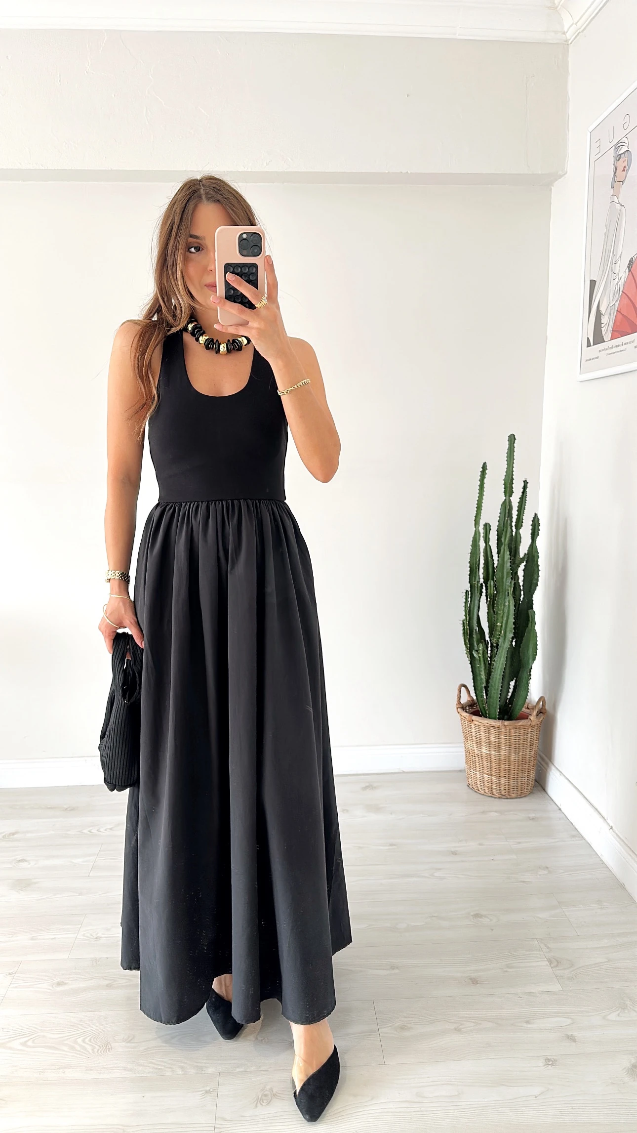 Halter Model Maxi Elbise