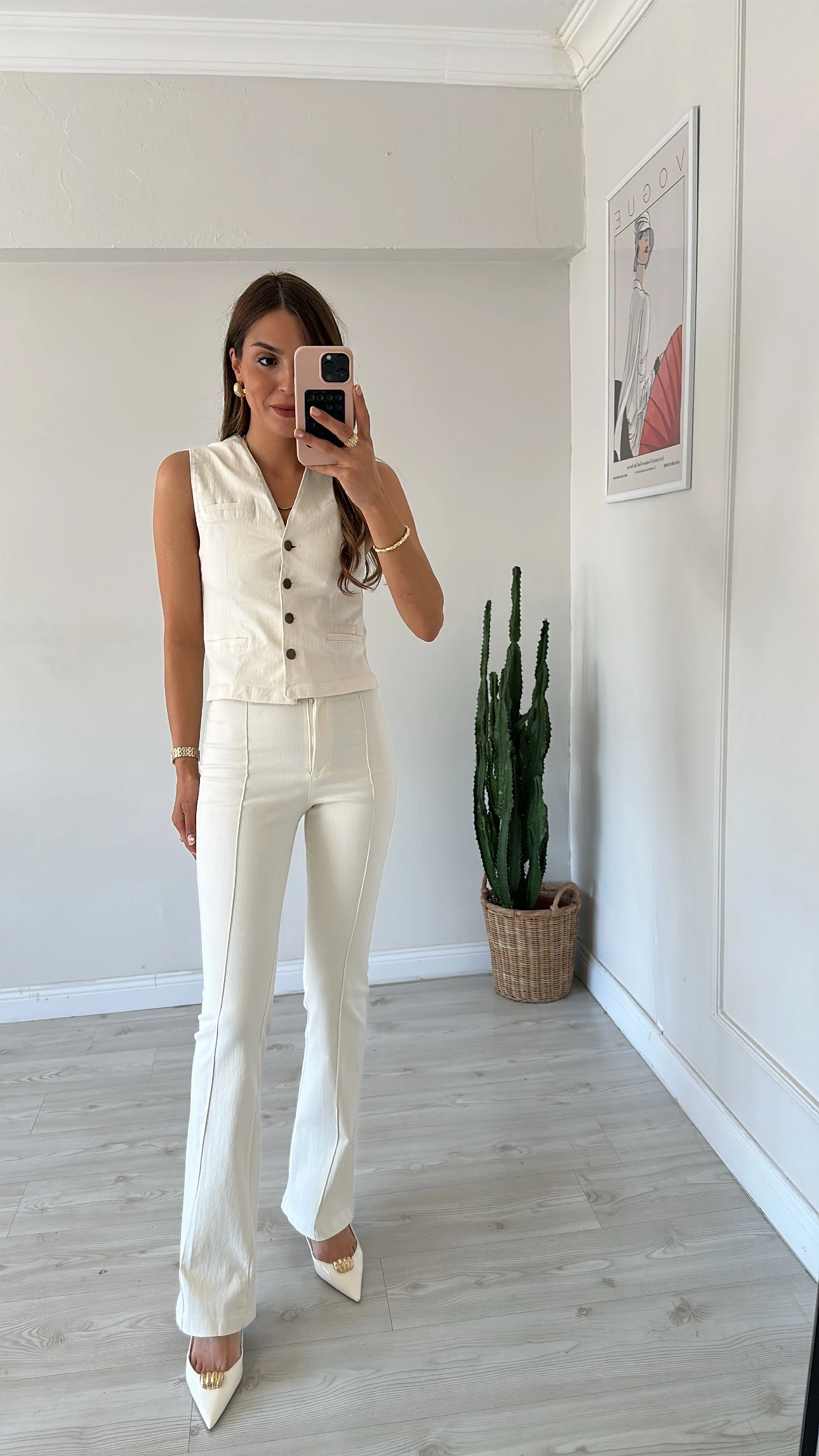 Likralı Yelek Pantolon Takım