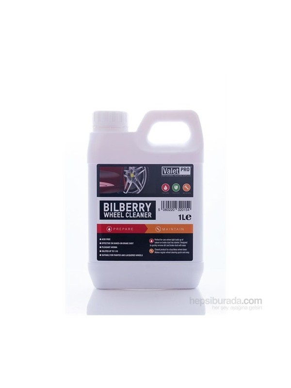 Valet Pro Bilberry Wheel Cleaner - Konsantre Ph Nötr Jant Temizleyici 1 L