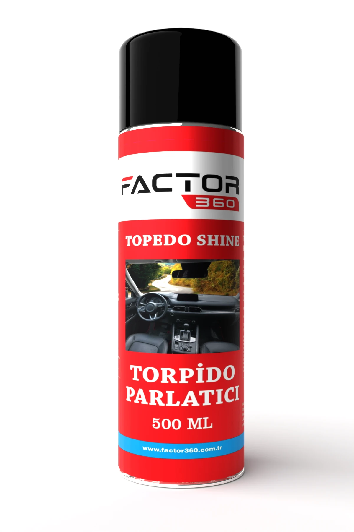 Factor360 Otomobil Araç Torpido Parlatıcı Aerosol 500ML