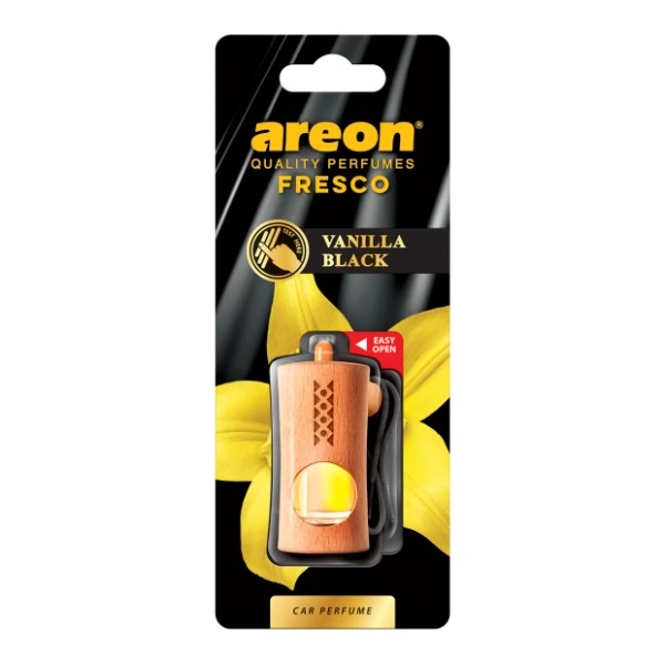Areon Fresco On-Off Regular Vanilla Black