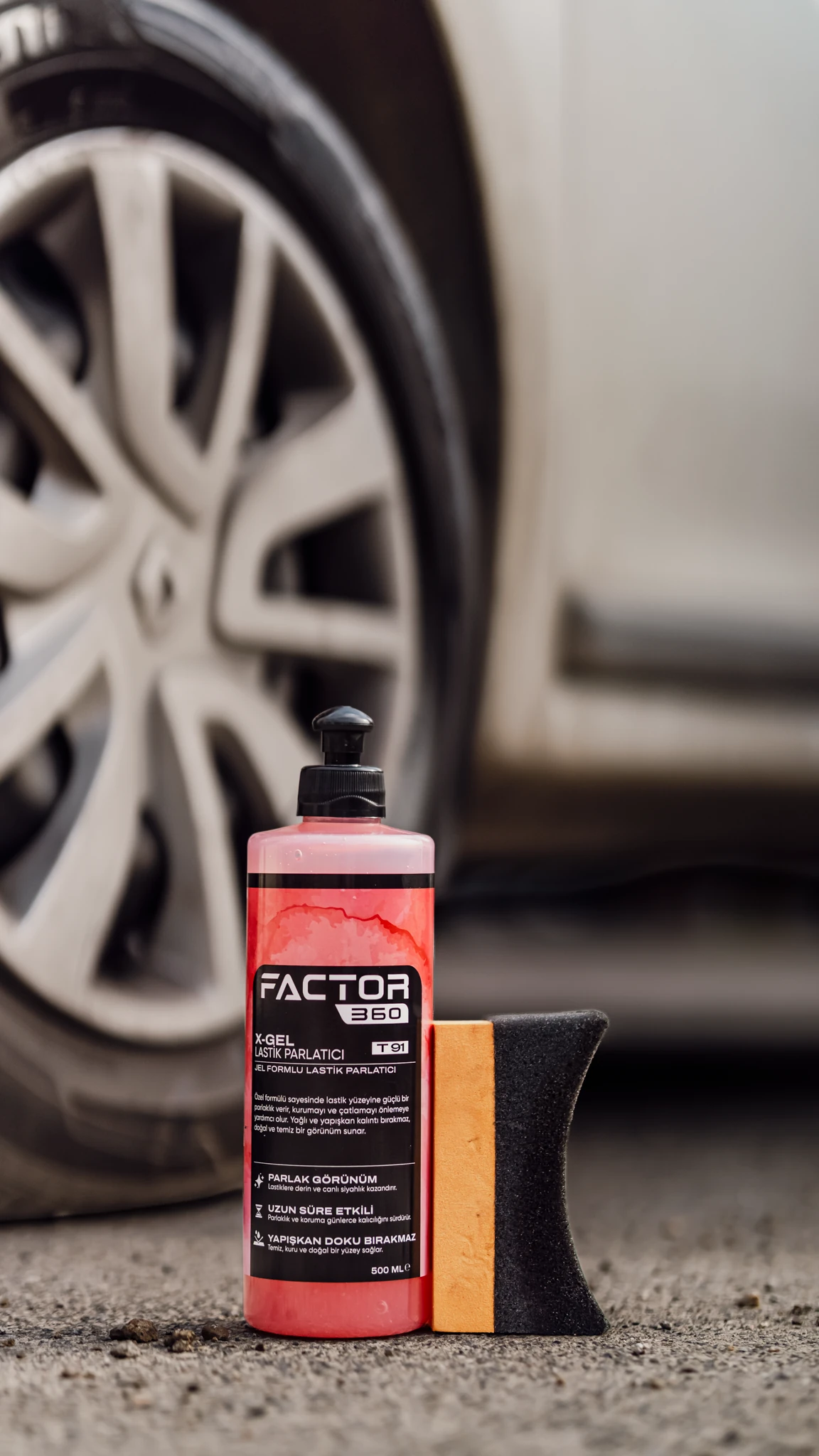 Factor360 X Gel Jel Lastik Parlatıcı 500 ML