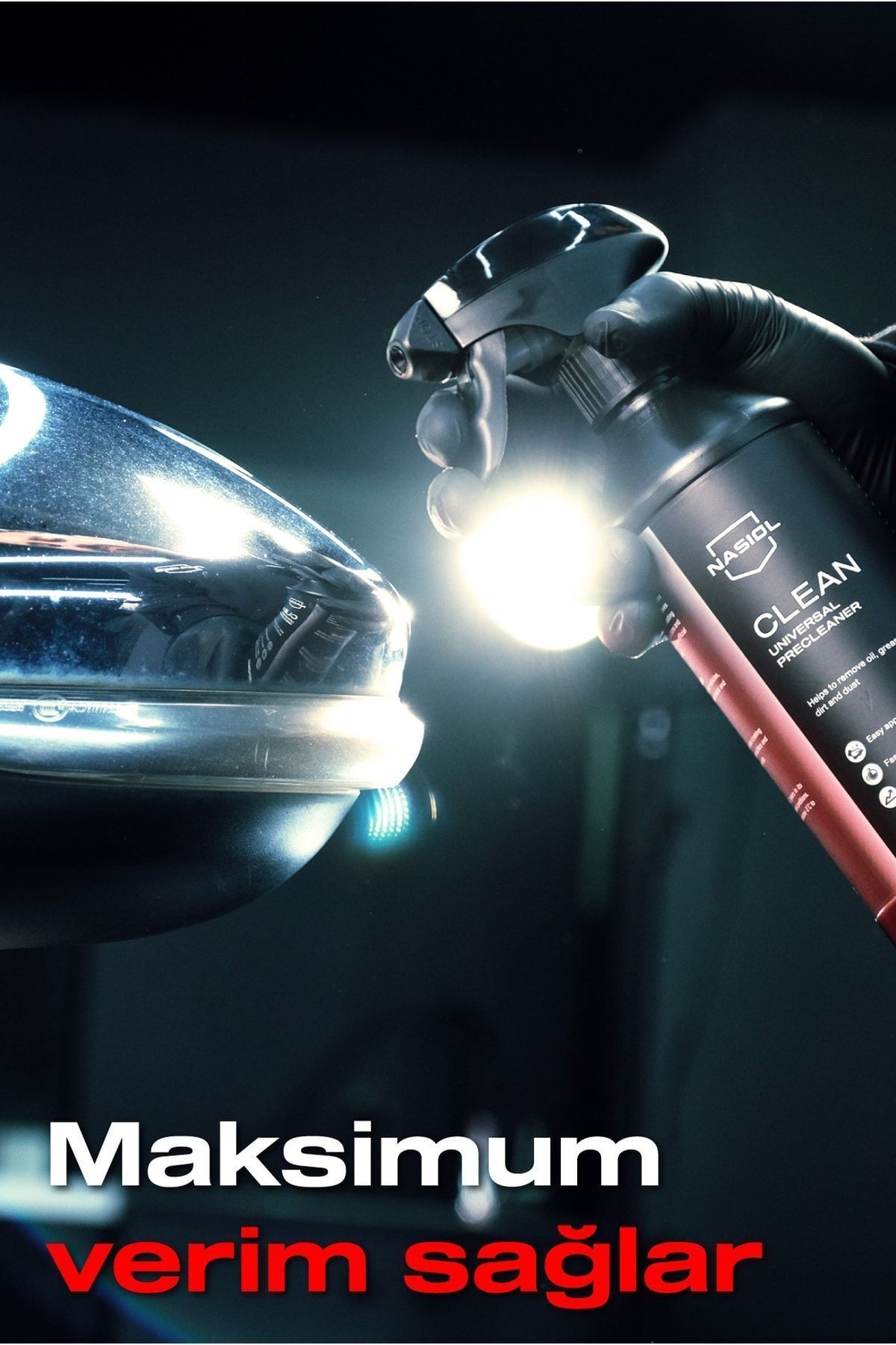 Nasiol Clean Seramik Kaplama Öncesi Yüzey Temizleyici-Genel Temizleme-500ml-Araç,Ev Temizlik Spreyi