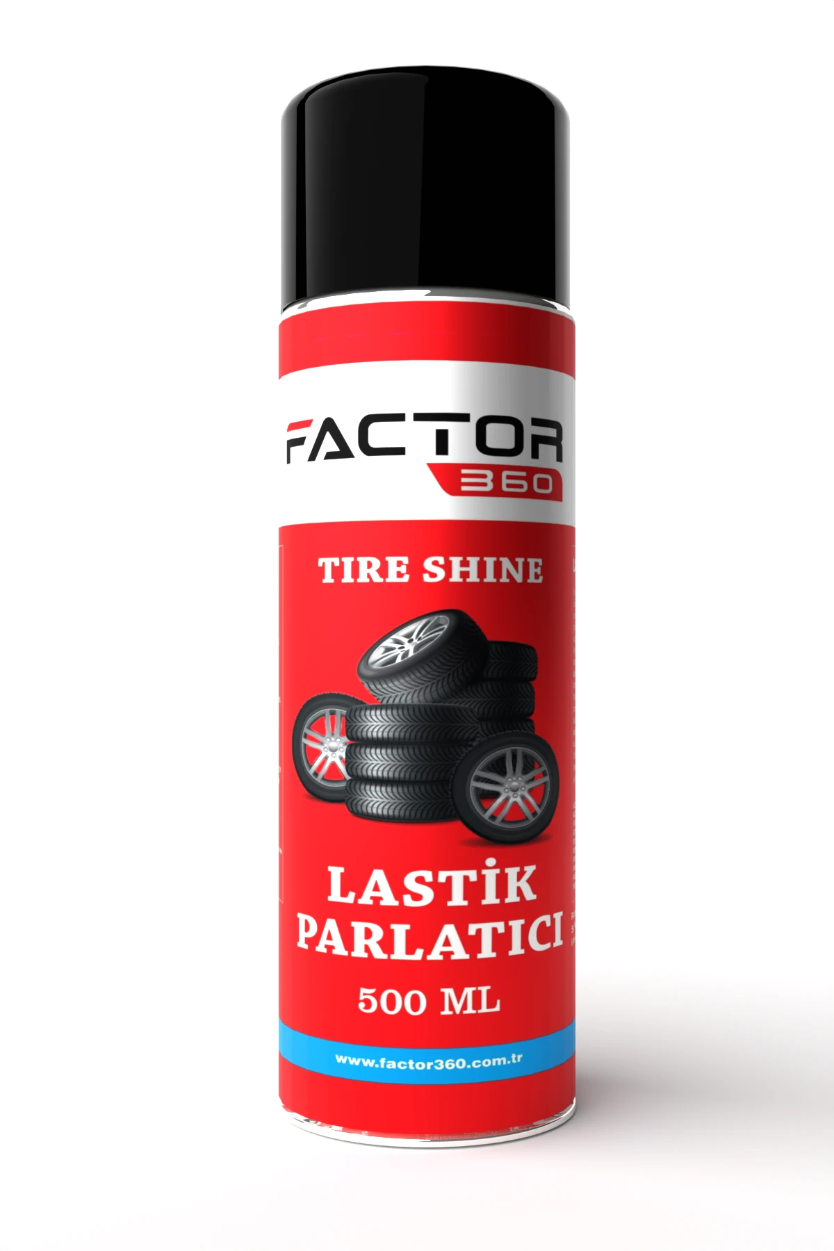 Factor360 Otomobil Araç Lastik Parlatıcı Aerosol 500 ML