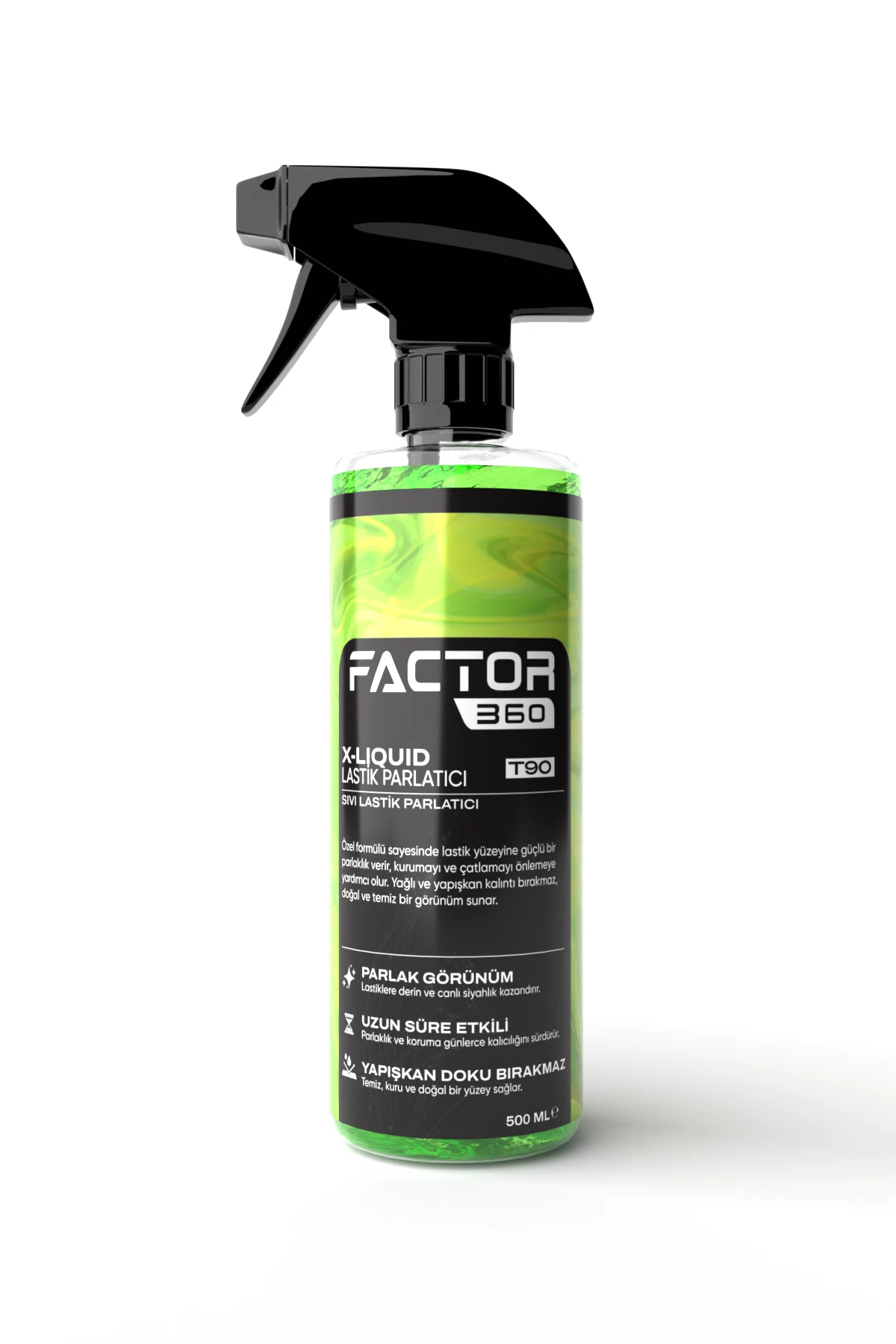 Factor360 X Liquid Sıvı Lastik Parlatıcı 500 ML