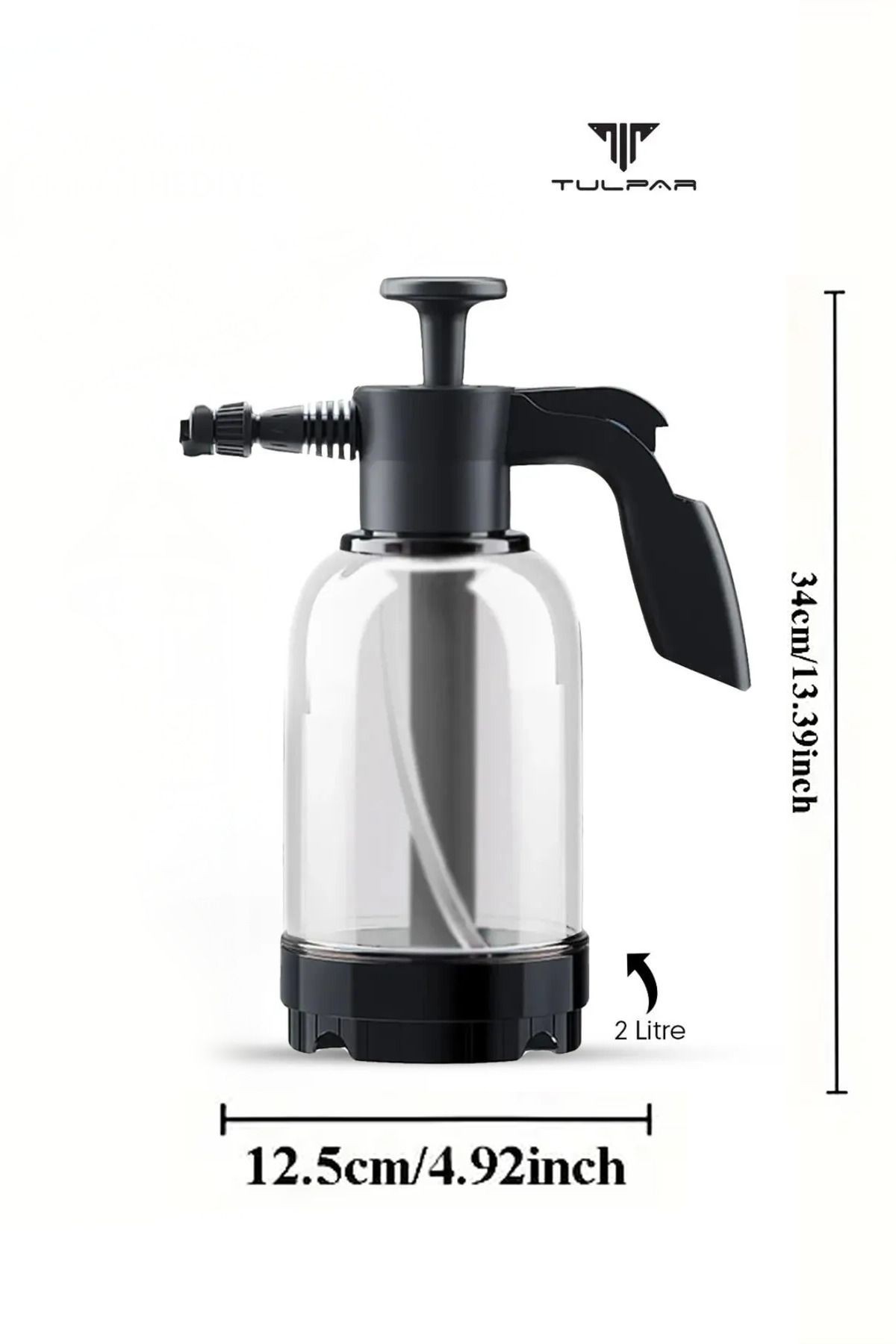 Yüksek Basınçlı 2 Başlıklı Su & Köpük Pompası 2 Litre Çok Amaçlı Kullanım Su Köpük Püskürtücü