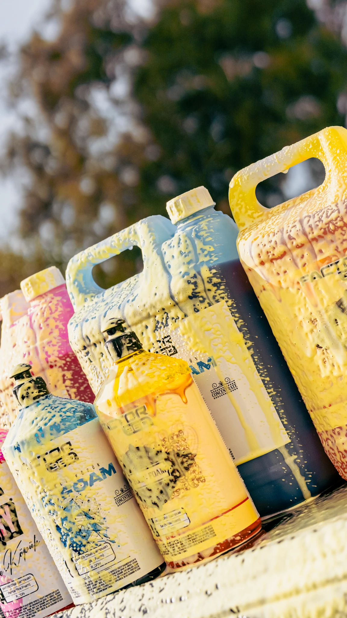 Factor360 Yellow Foam Sarı Renkli Oto Yıkama Köpüğü Oto Şampuan 1:15 Konsantre 5 L