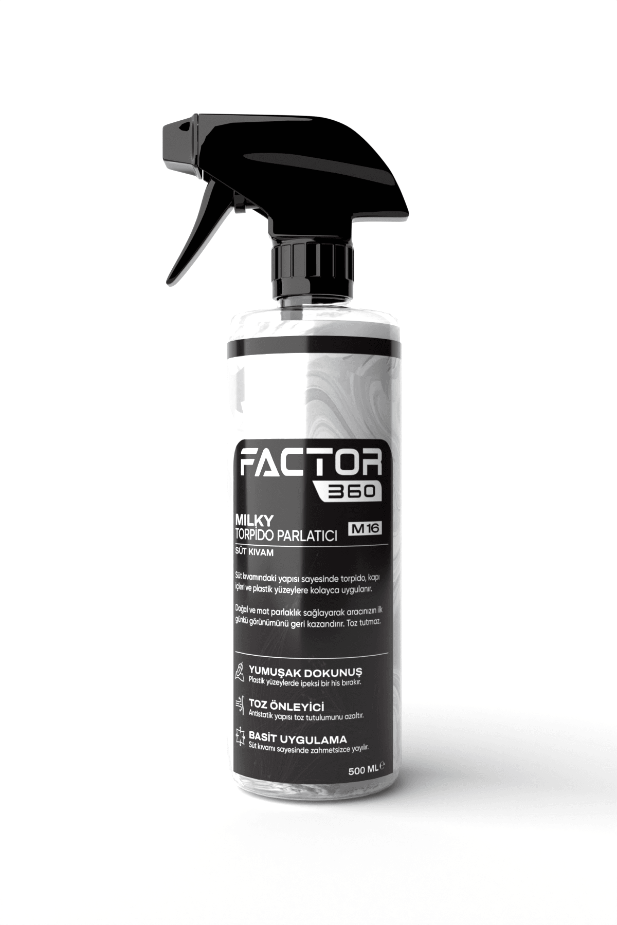 Factor 360 Milky Torpido Parlatıcı Süt 500 ML
