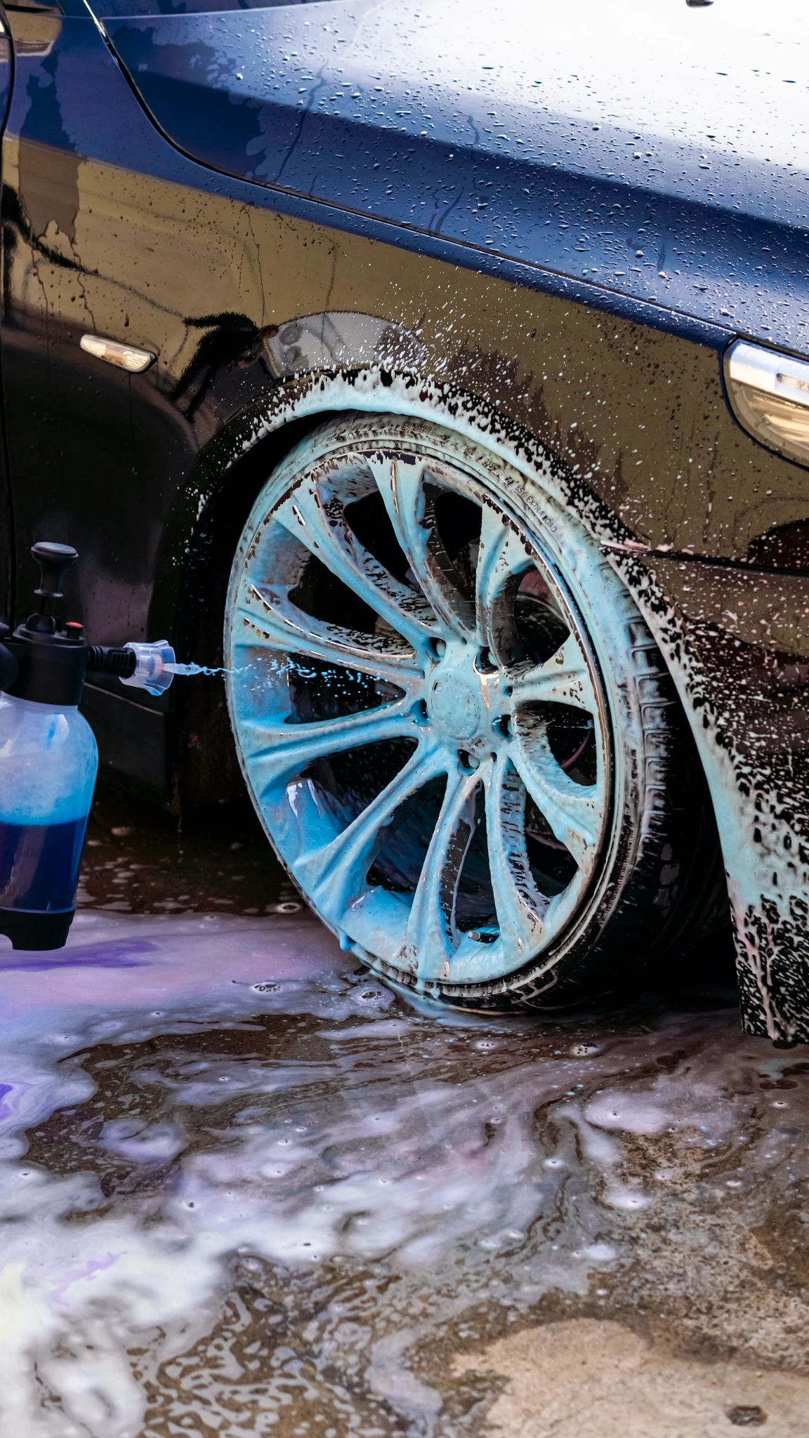 Factor360 Blue Foam Mavi Renkli Oto Yıkama Köpüğü Oto Şampuan 1:15 Konsantre 5 L